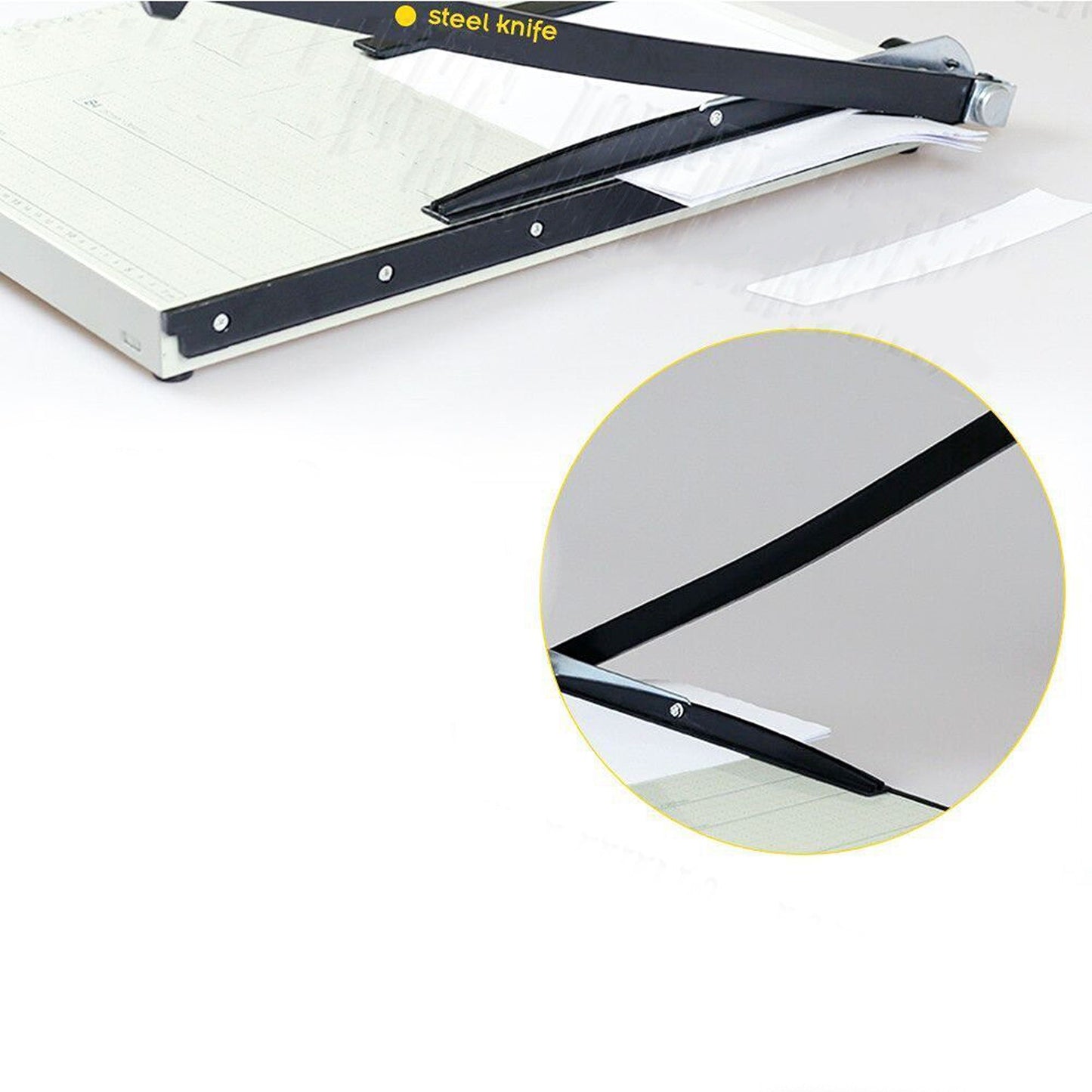 Guillotine Paper Cutter Photo Trimmer for A3 A4 B7 - 15 Sheets Capacity