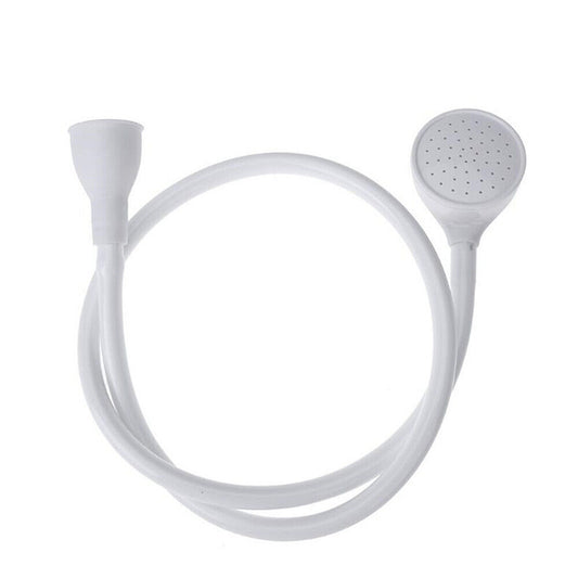 Pet Bathing Tool Shower Spray Hose with Dog Head Sink Attachment