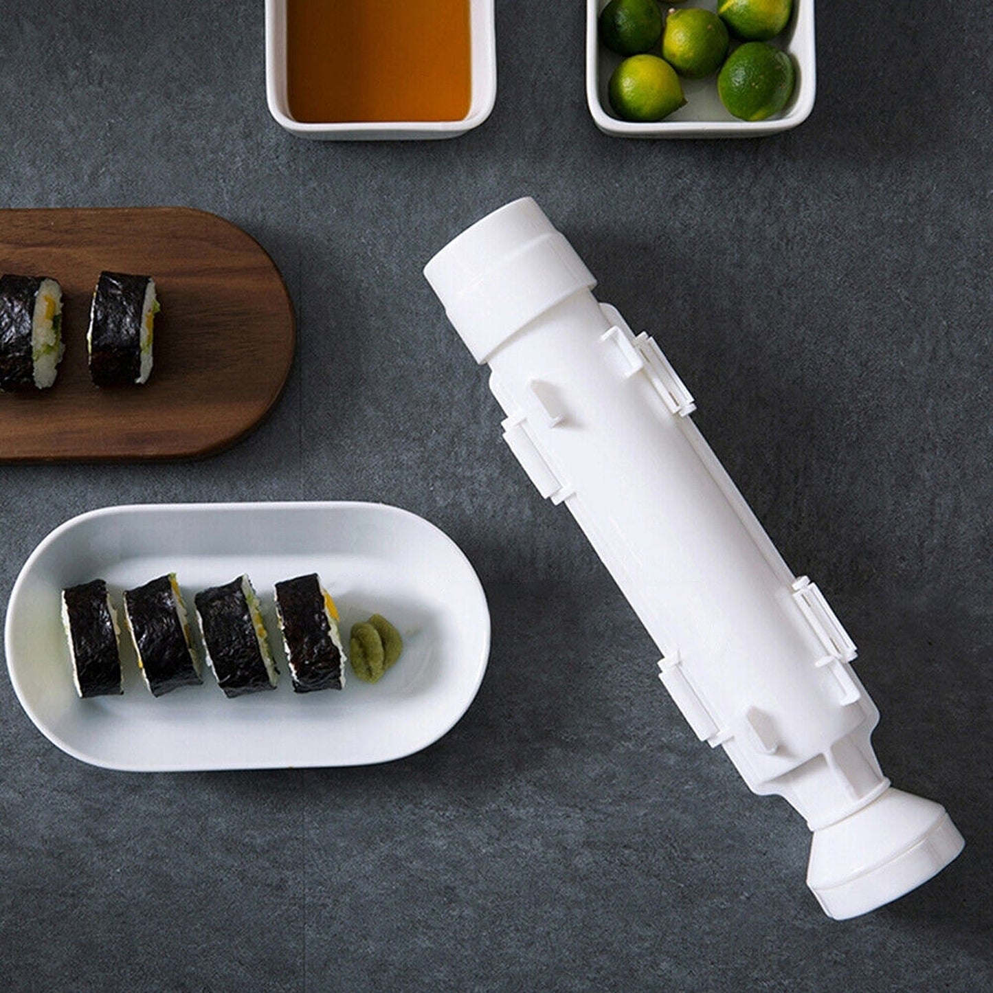 DIY Sushi Roll Maker Bazooka Meat Vegetable Rice Mold Tube