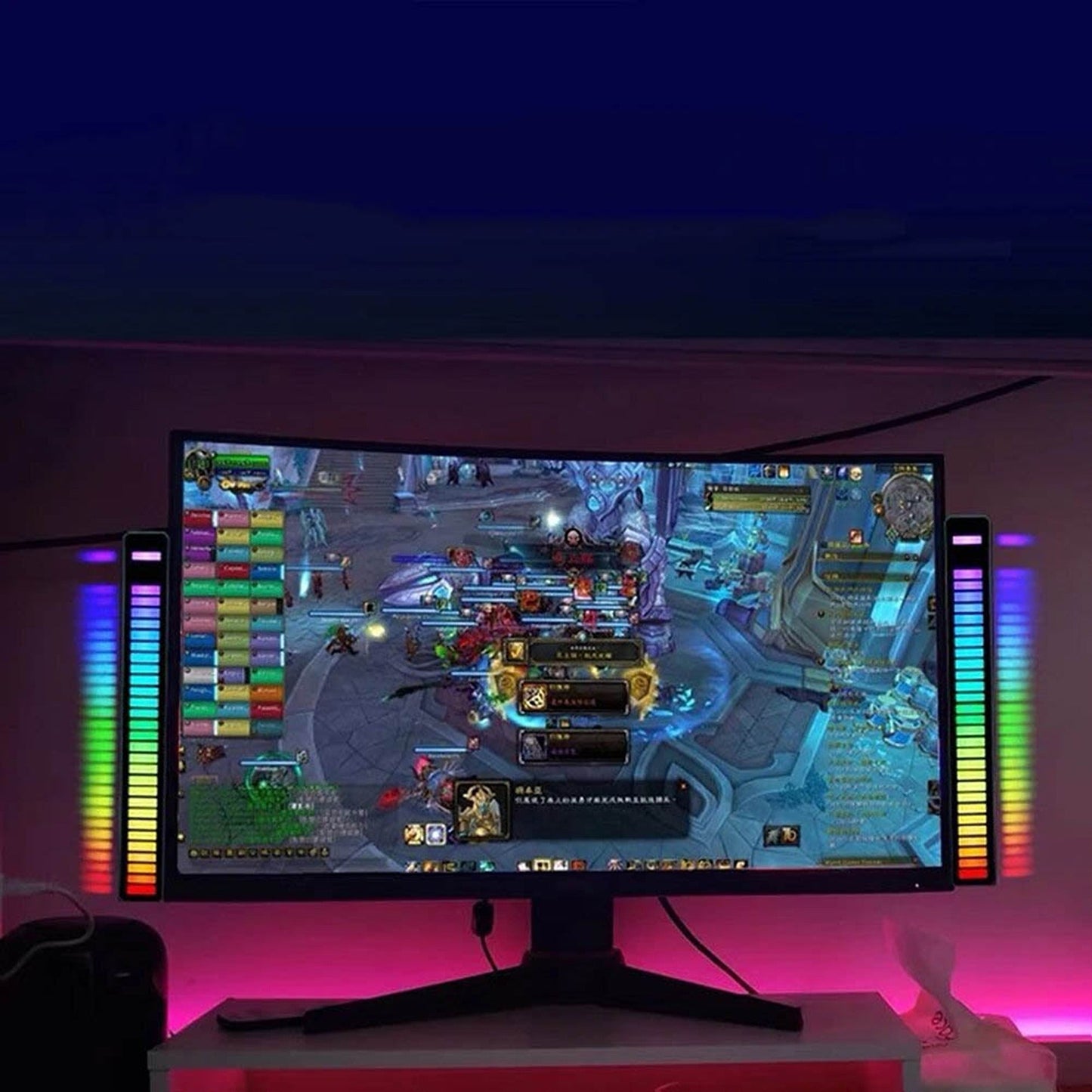 RGB Sound Activated Music Rhythm LED Ambient Light Bar