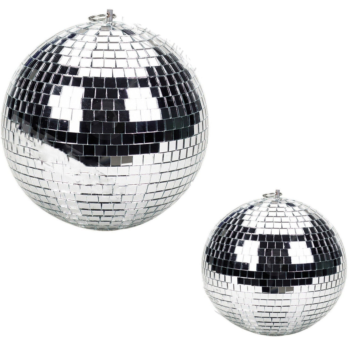 Silver Disco Mirror Ball for Dance Party and DJ Stage Lighting