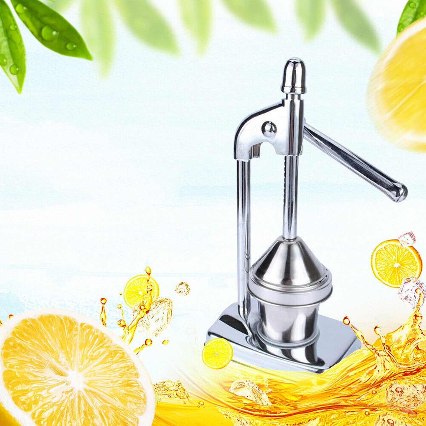 Manual Citrus Fruit Juicer Commercial Grade Hand Press Orange Squeezer