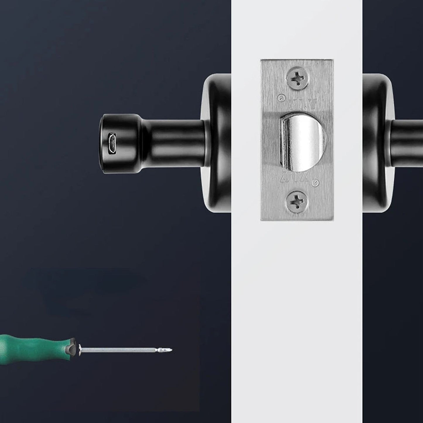 Smart Door Lock with Fingerprint and Bluetooth Digital Handle