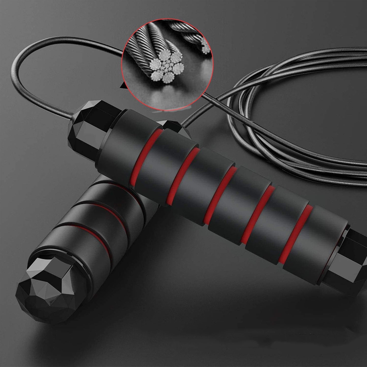 Boxing Jump Rope Heavy Weighted Skipping Fitness Training