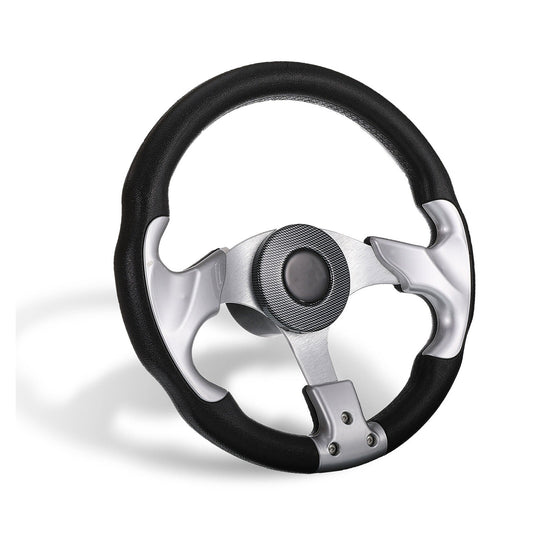Marine Boat Steering Wheel 3 Spoke Universal Foam Grip Pontoon