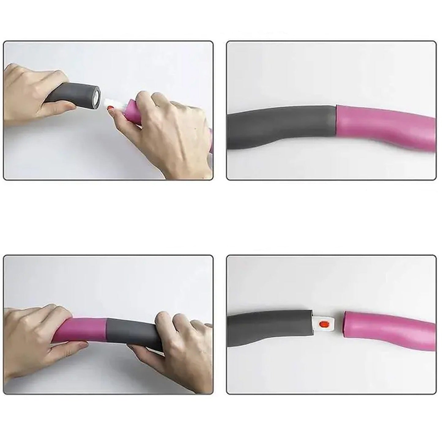 Weighted Foam Padded Fitness Hula Hoop Body Massage Exercise Hoola