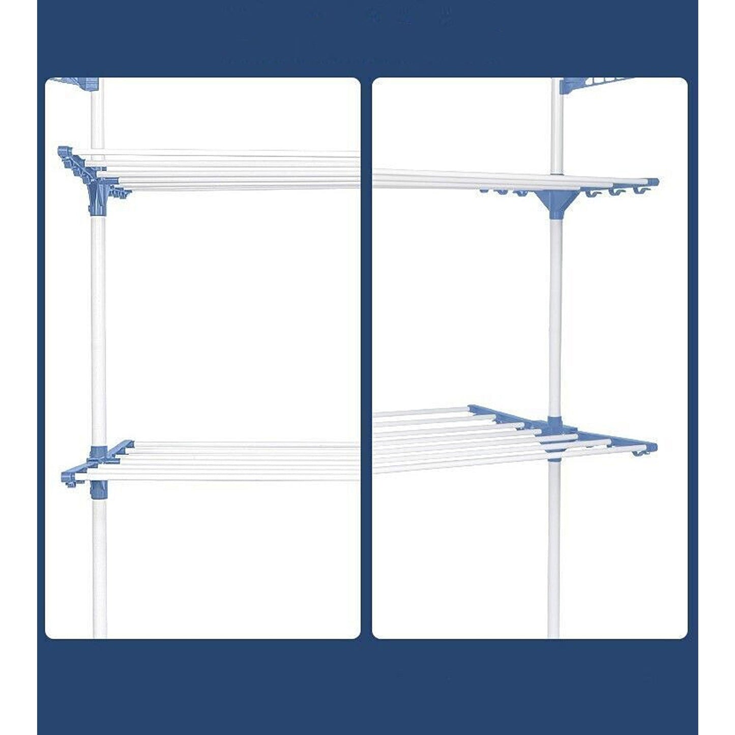 Portable Heavy-Duty Clothes Dryer Foldable Airer Laundry Drying Rack