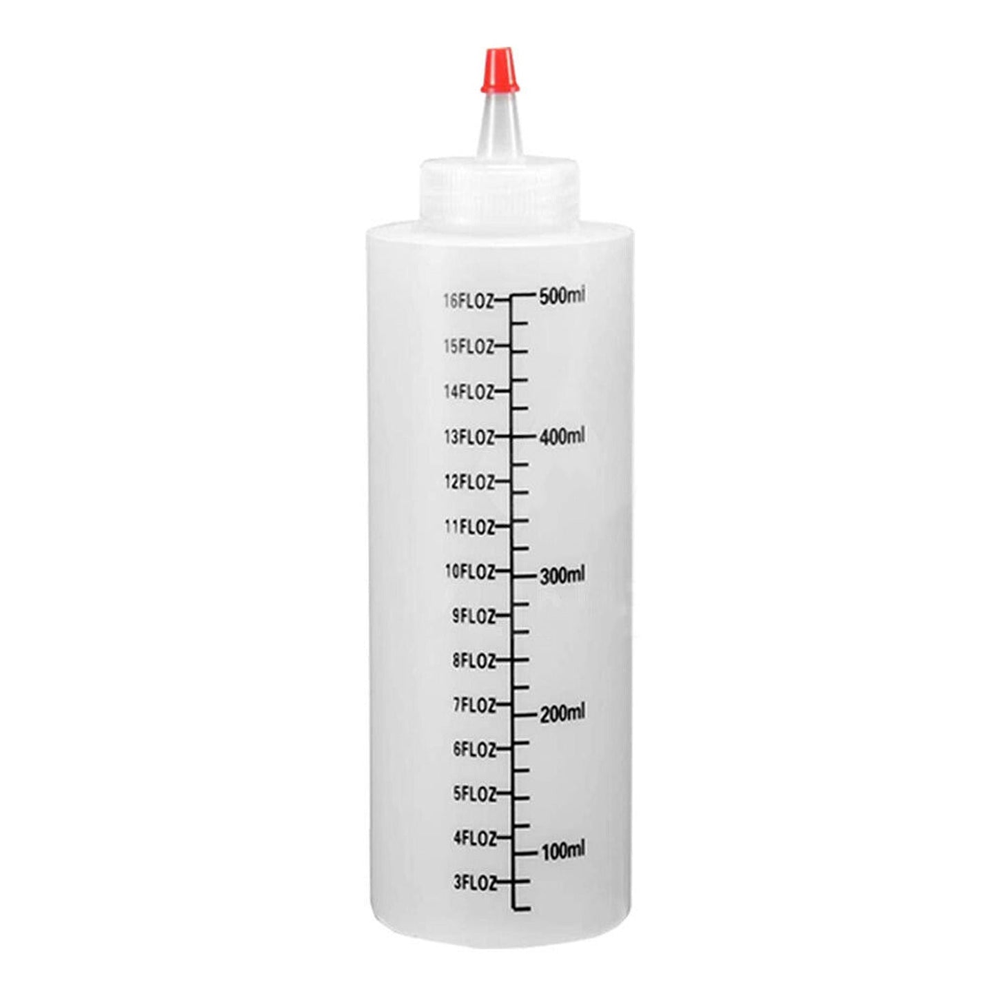 6pcs Squeeze Condiment Bottles for Sauce and Mustard Measuring