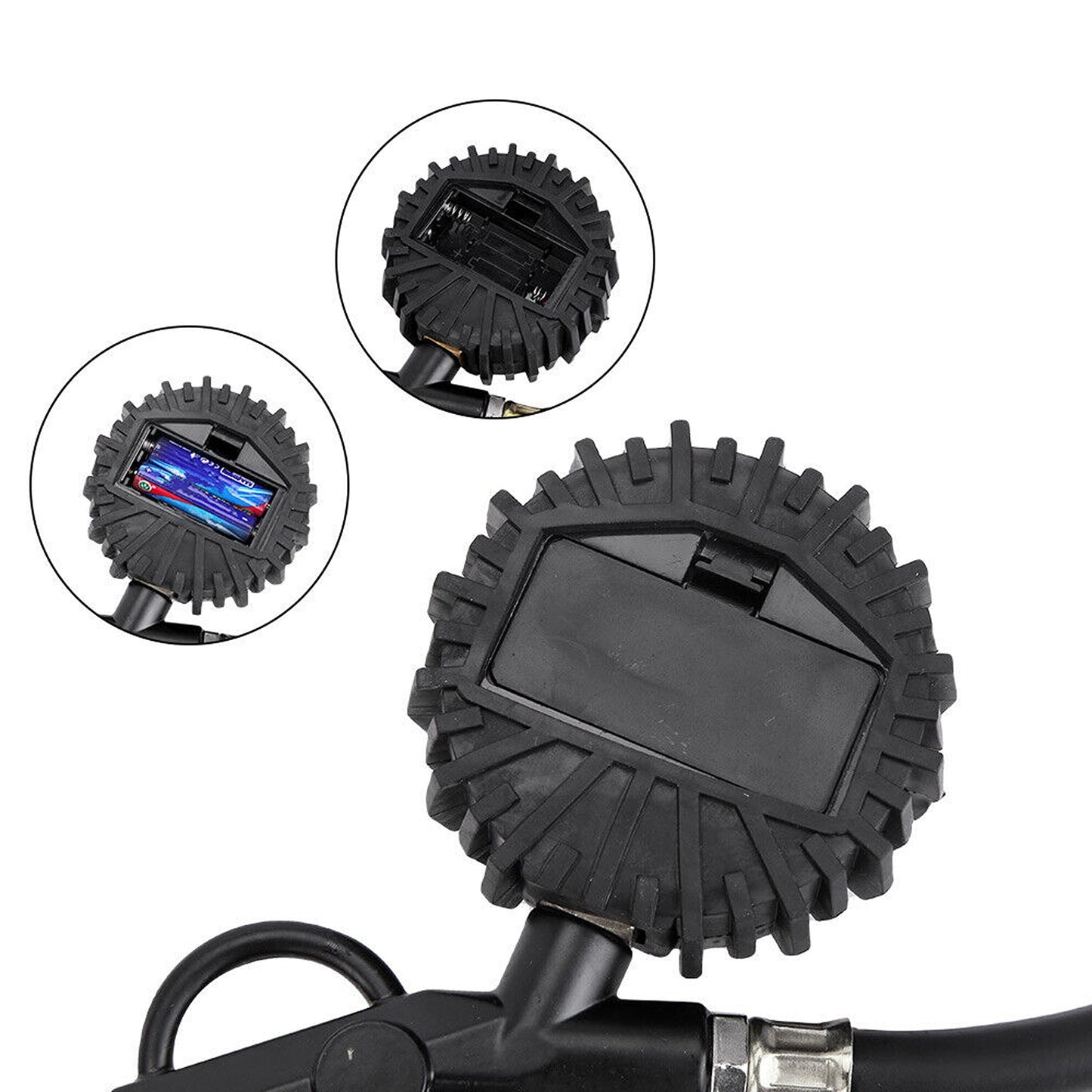 Digital Tyre Pressure Gauge with Air Inflator for Trucks and Cars
