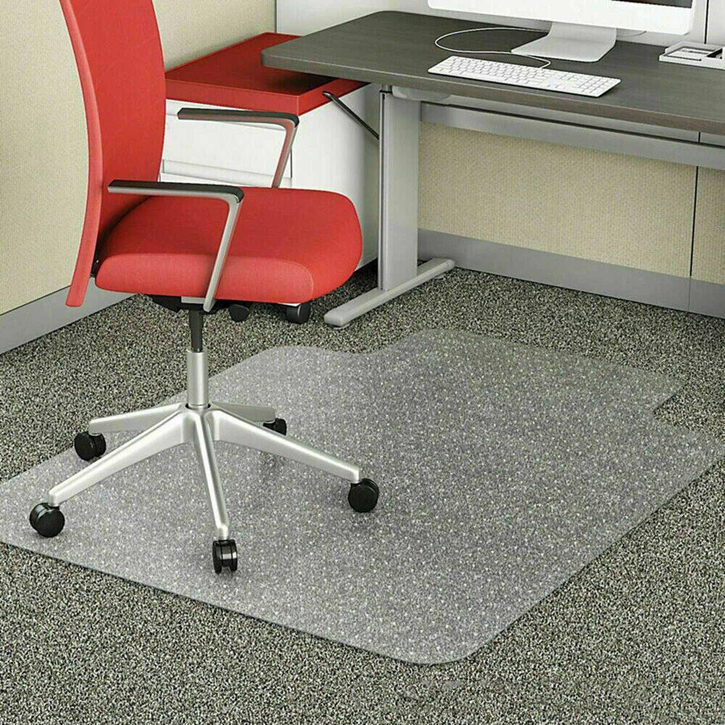 Office Home PVC Plastic Floor Mats Carpet Computer Work Chair Protector
