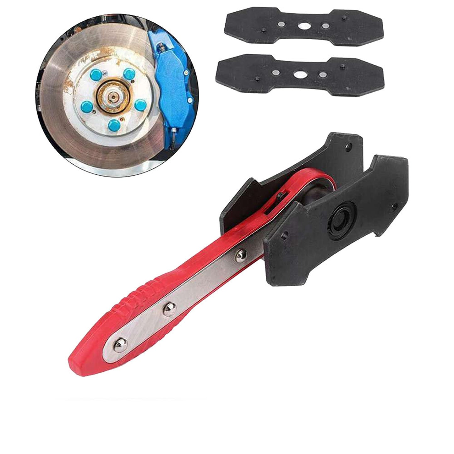 Car Brake Caliper Piston Compressor Ratchet Disc Pad Spreader Tool