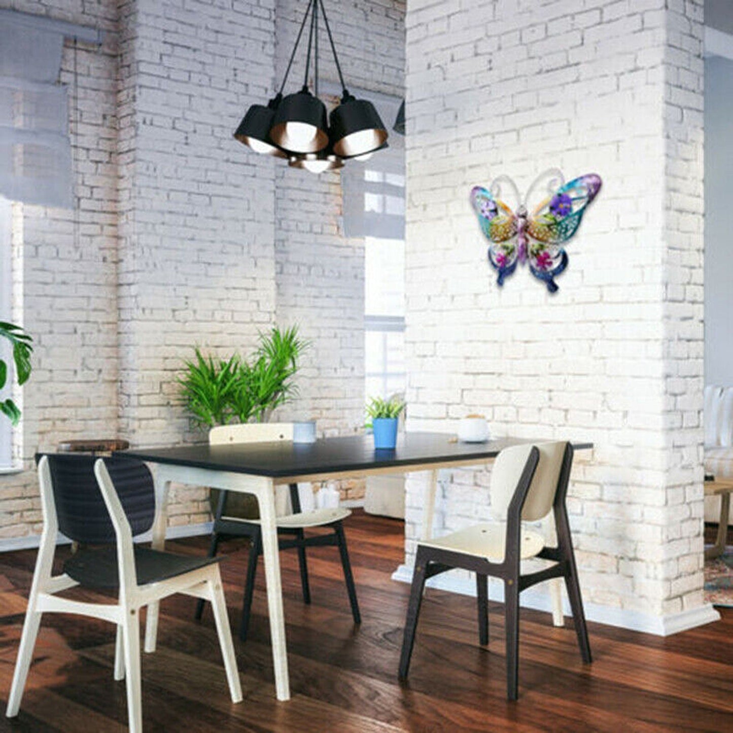 3D Butterfly Iron Wall Art Outdoor Garden Hanging Ornaments