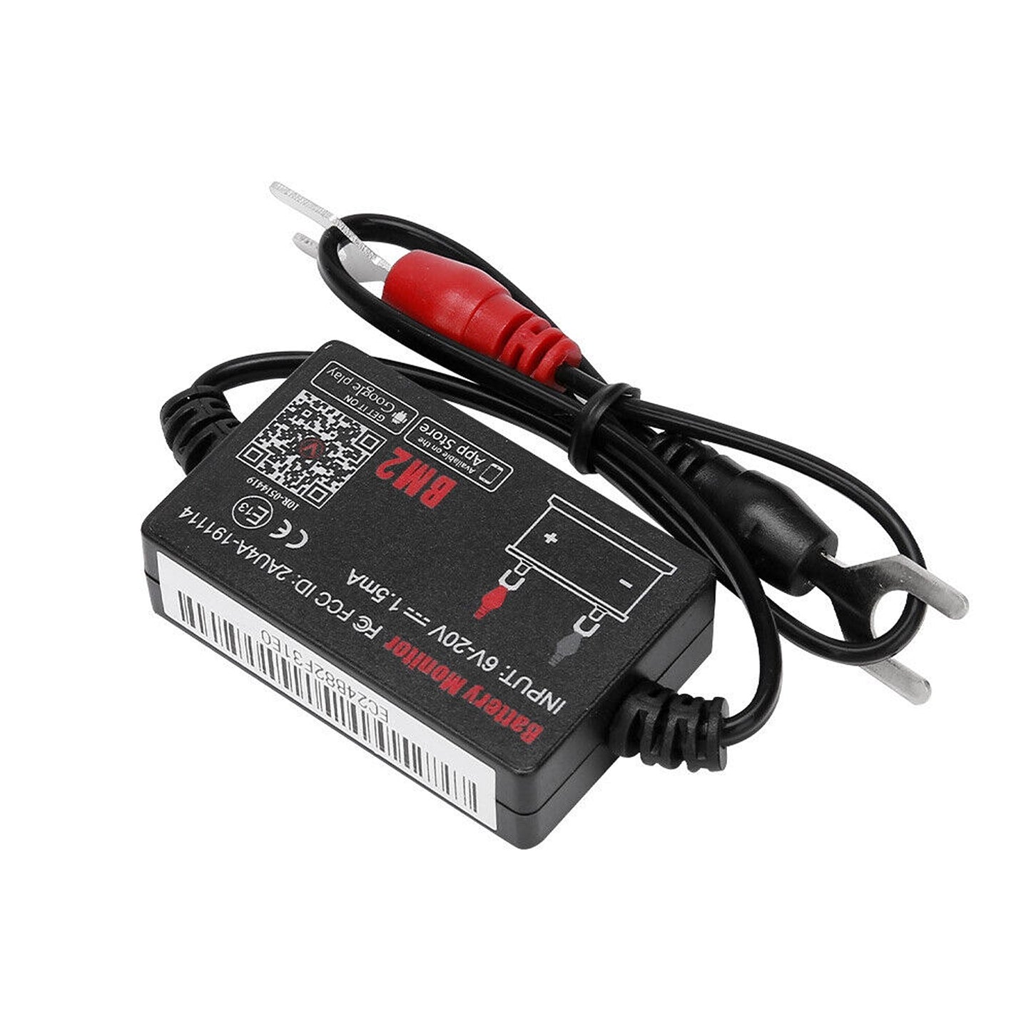 Bluetooth Vehicle Battery Monitor with Alarm Suitable for Cars and RVs 12V