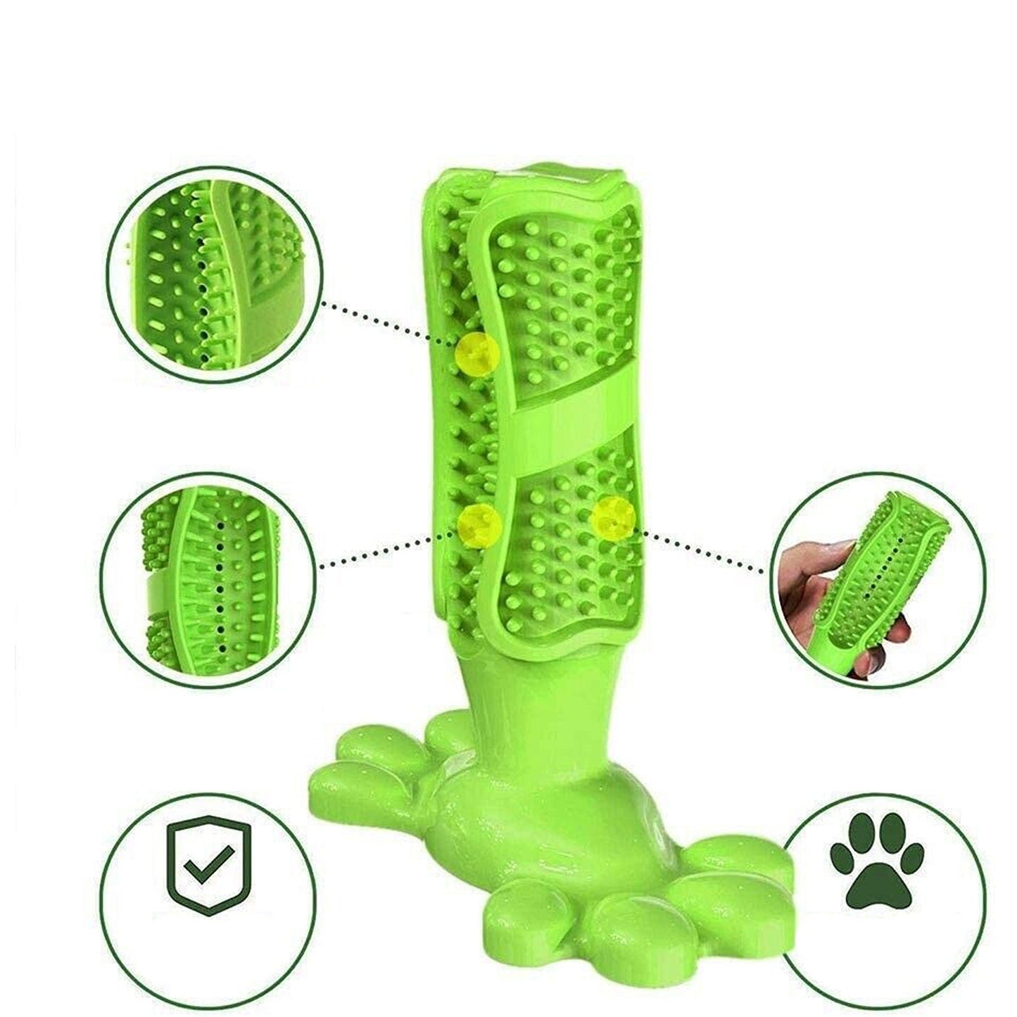 Chewable Dog Toothbrush Molars Brush for Pet Dental Health