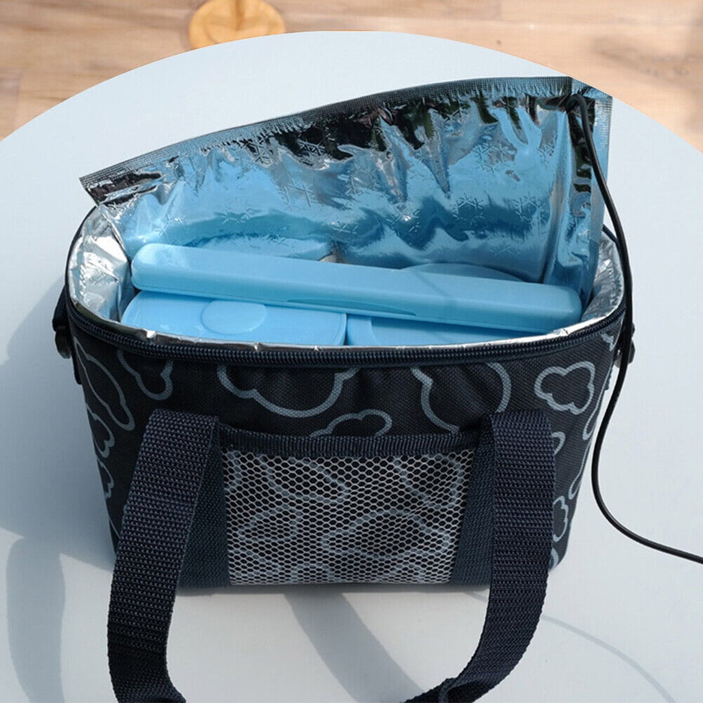 Thermal Food Heating Plate Lunch Bag Milk Bottle Thermostat for Picnic Camping