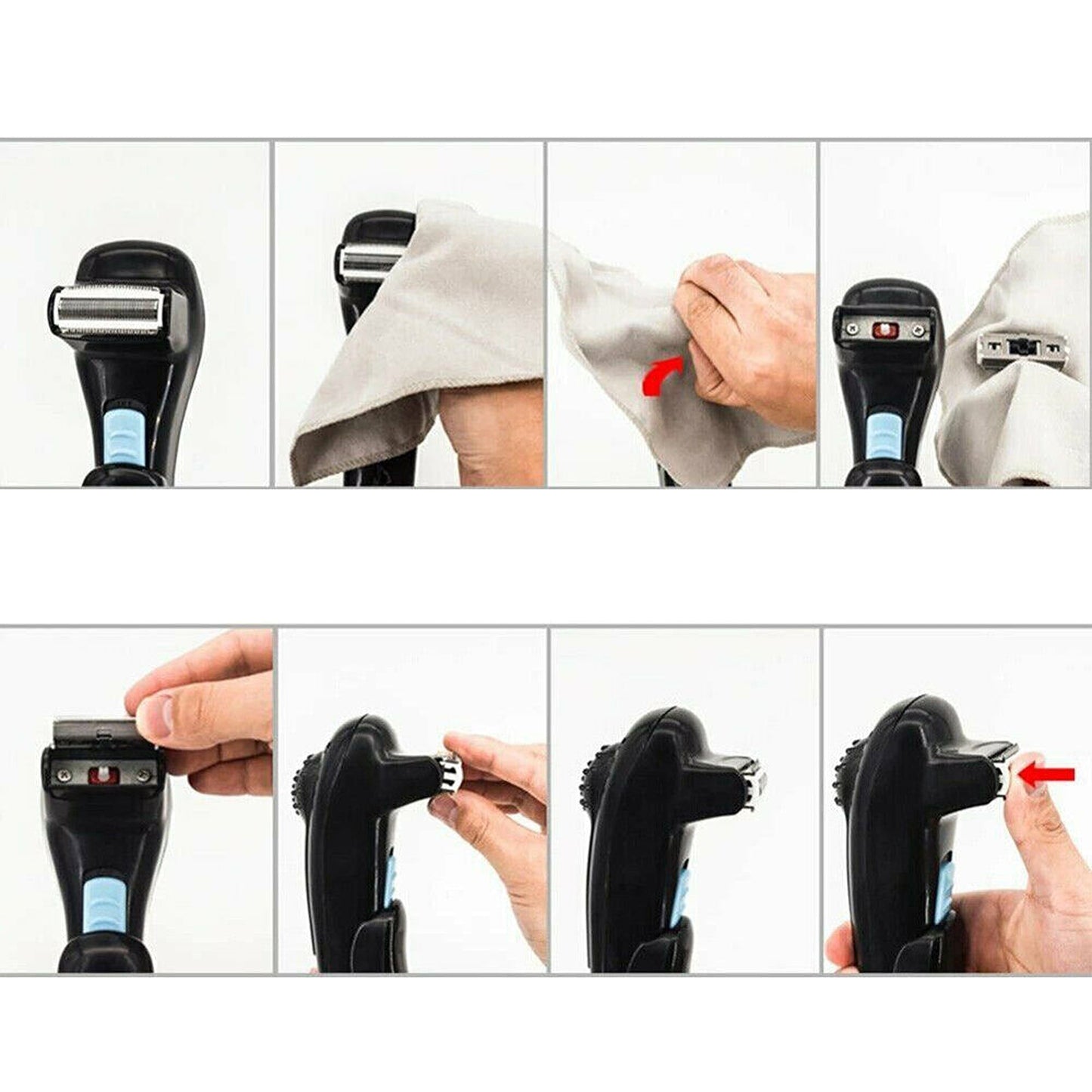 Professional Hair Back Shaver with Extendable Handle for Self Grooming
