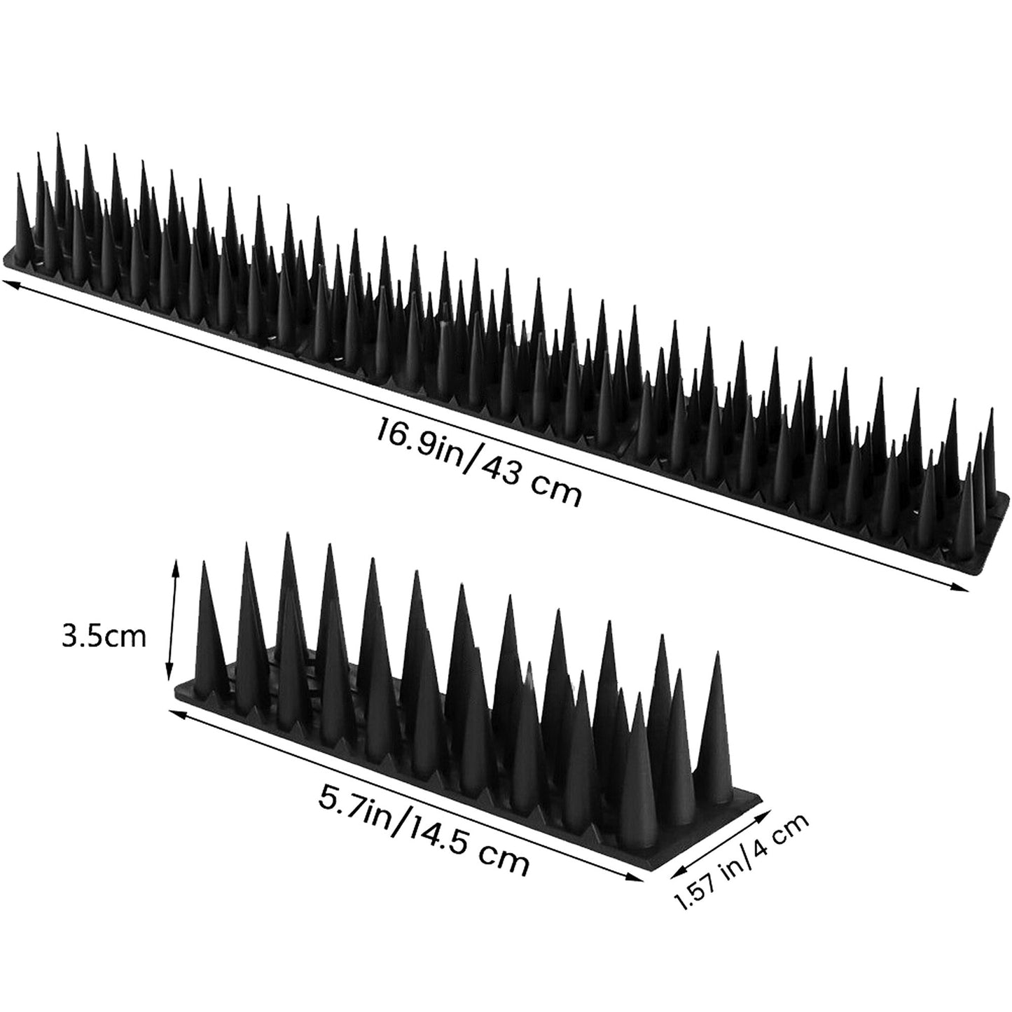 12pcs Effective Pest Control Spikes Anti-Bird Deterrent Fence