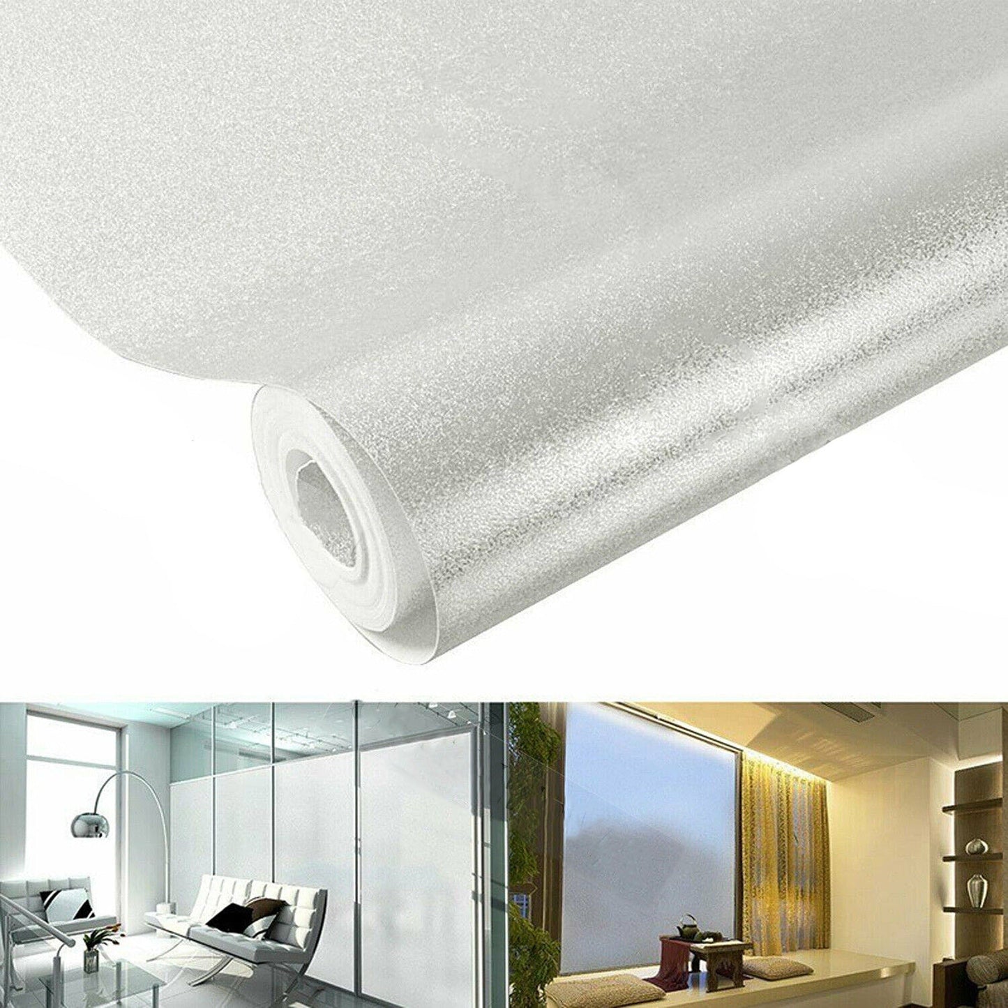 Removable Privacy Film for Home Window Glass Clear Frosted