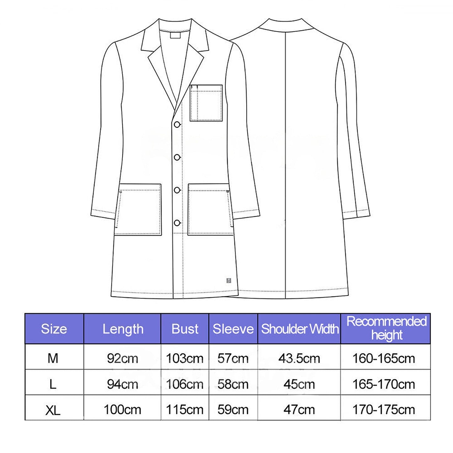 White Laboratory Coat Hygiene Lab Food Industry Warehouse
