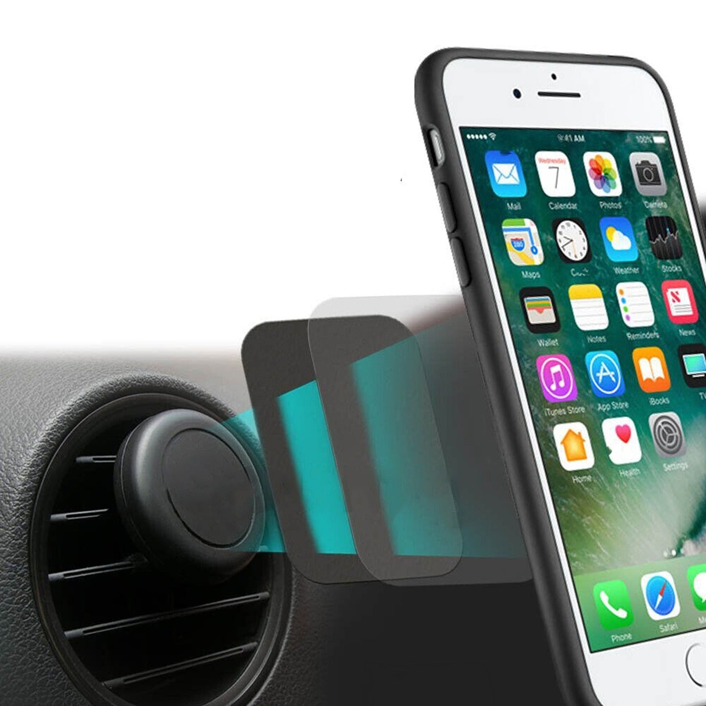 Adhesive Replacement Metal Plates for Magnetic Car Phone GPS Mount
