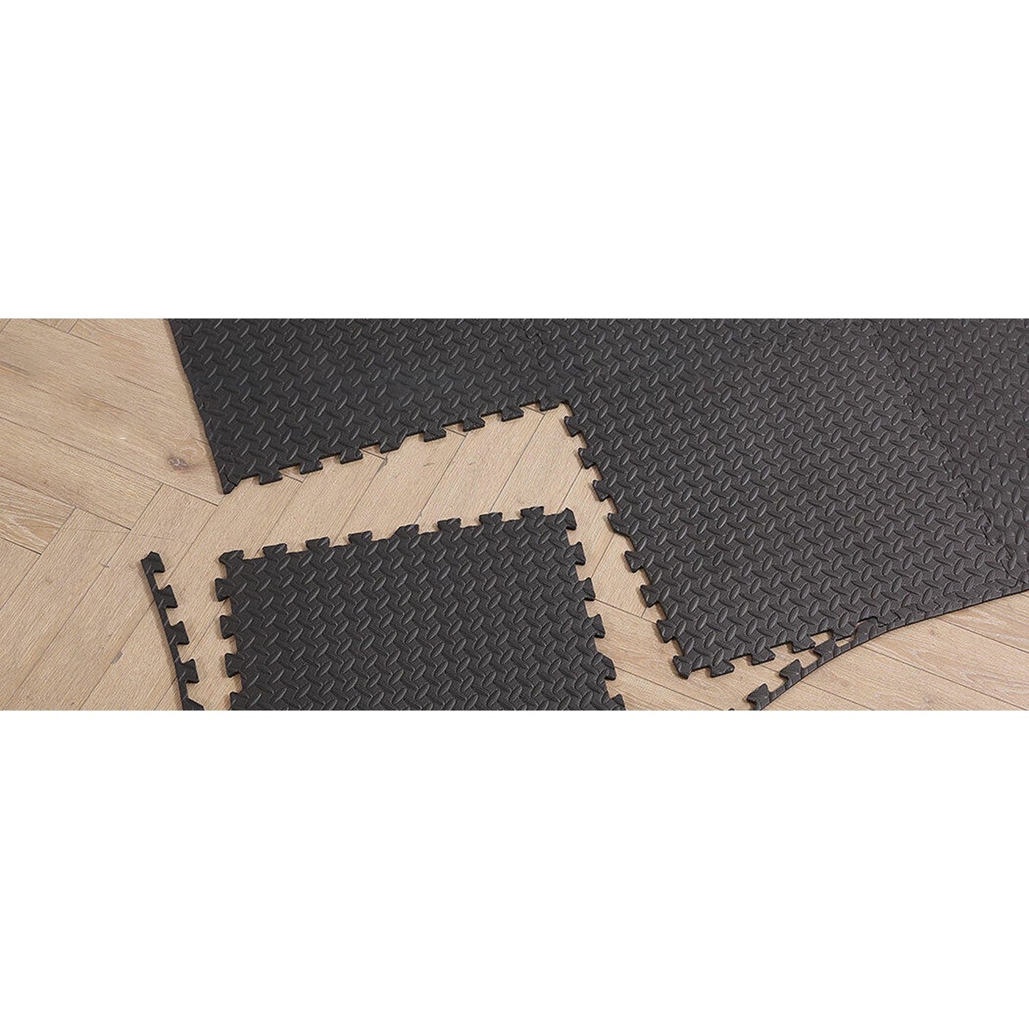 12pcs Heavy Duty EVA Foam Mat Interlocking Gym Floor Mats