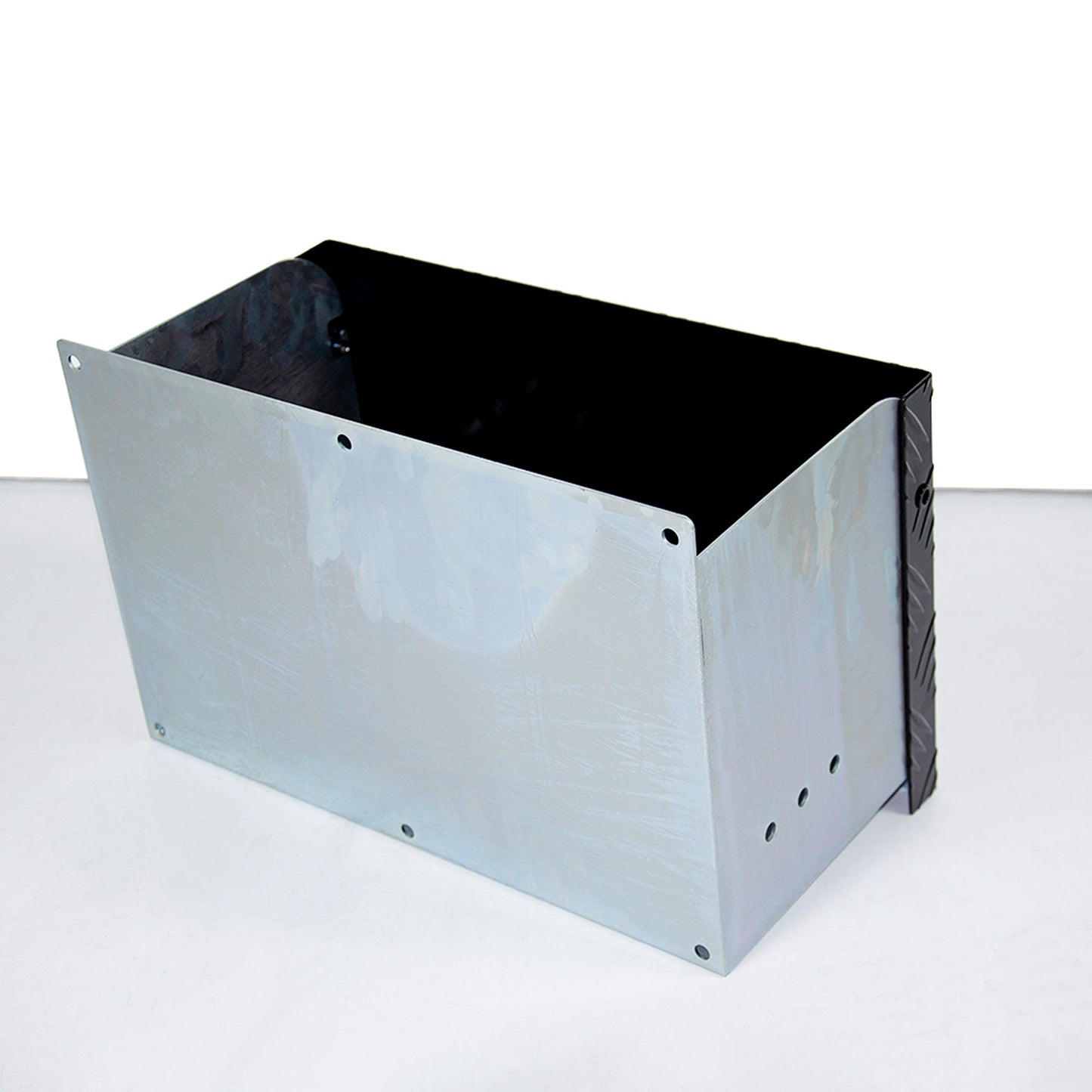 Galvanized Battery Box Set Sturdy Spare Part for Trailer and Caravan