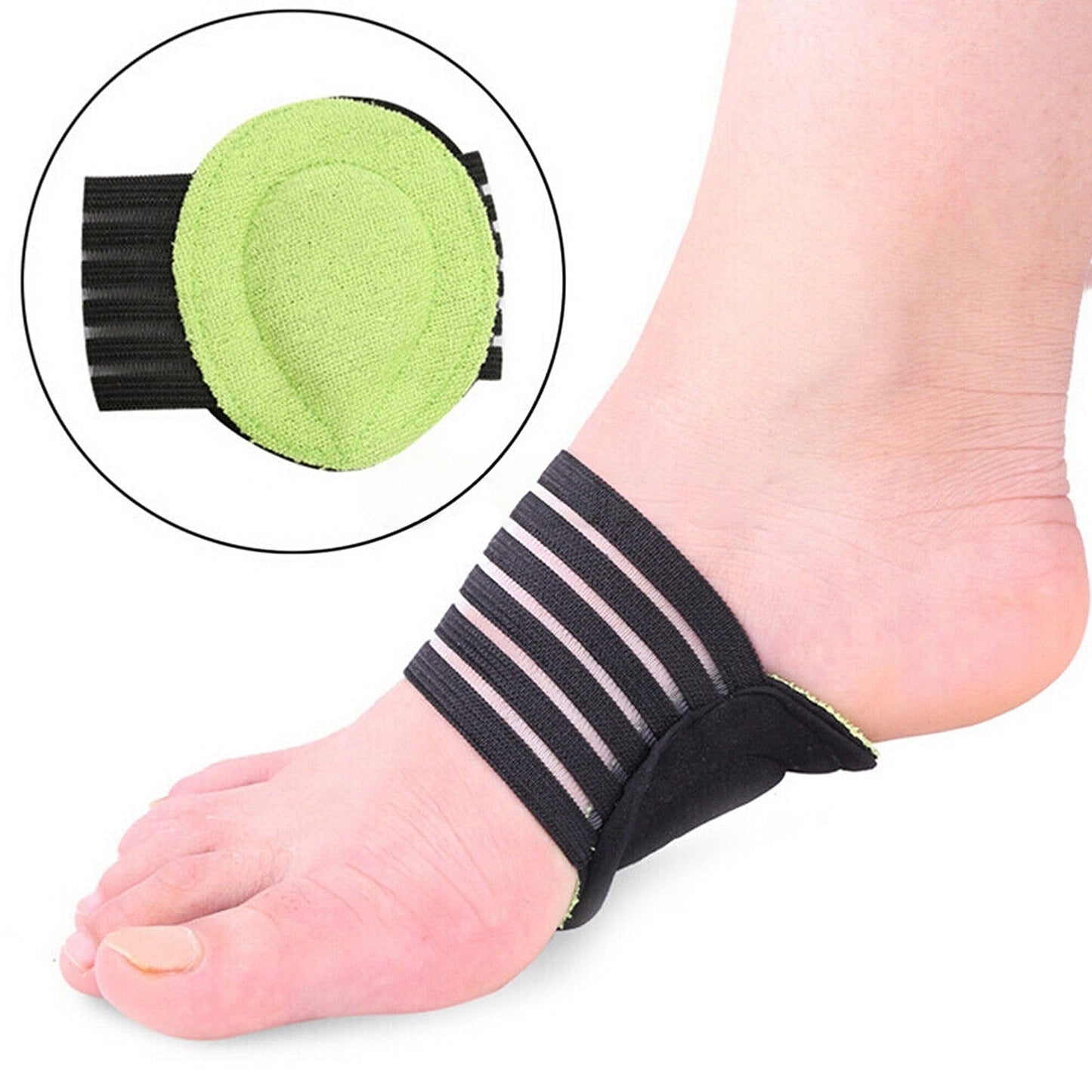 3Pair Foot Arch Support Plantar Insoles Shoe Insert Pads