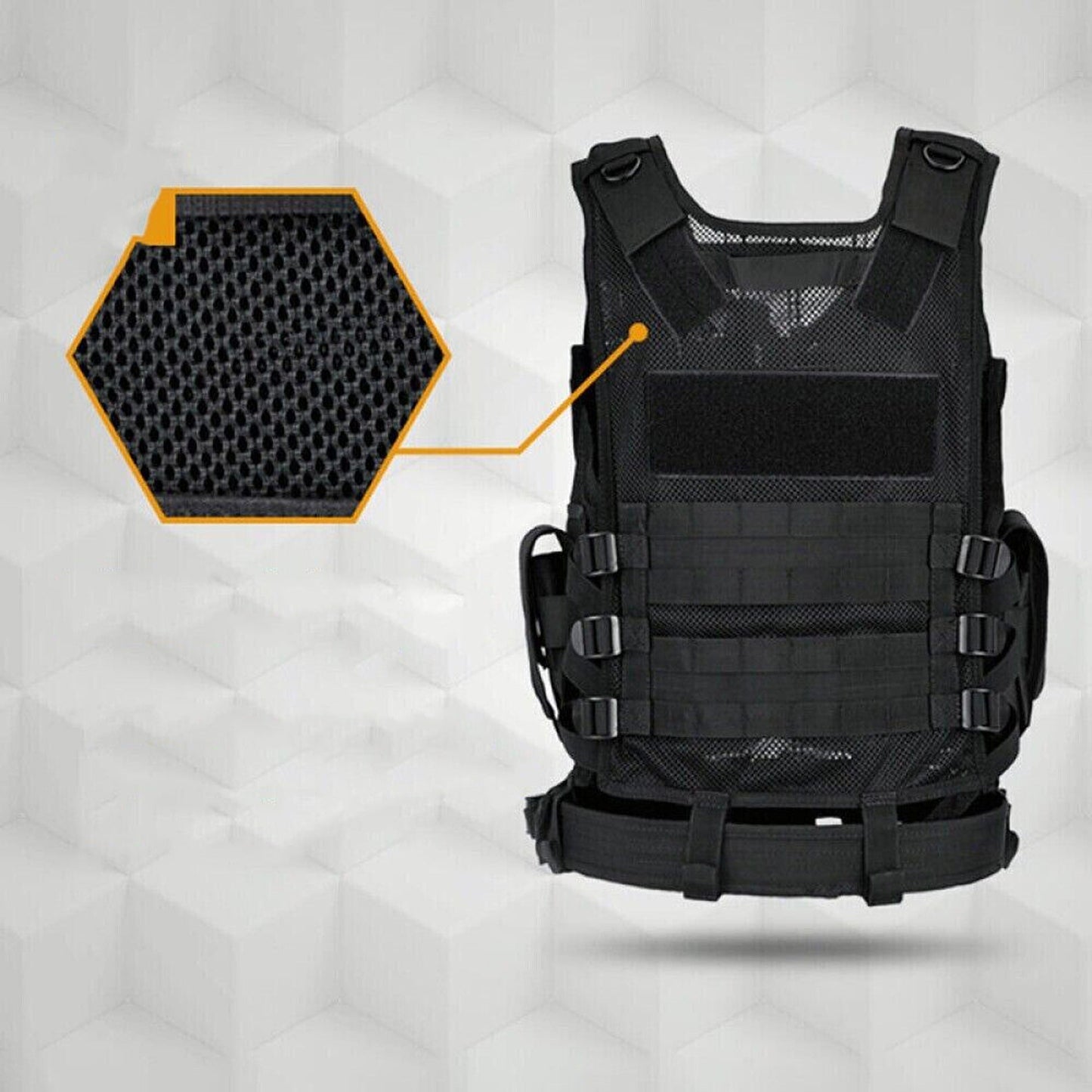 Combat Armor Plate Carrier Vest Molle Paintball Army Gear