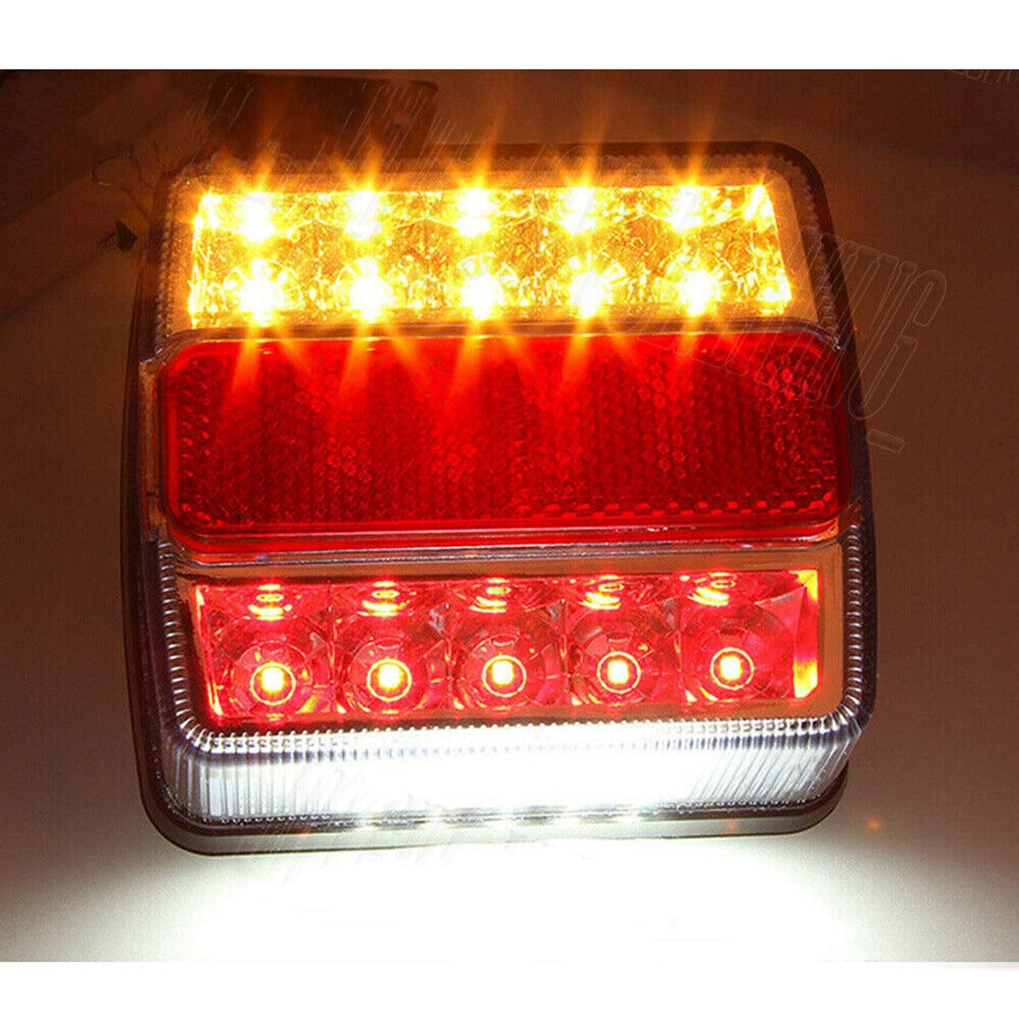 Submersible LED Tail Lights for Boats and Trailers Waterproof 26 LED