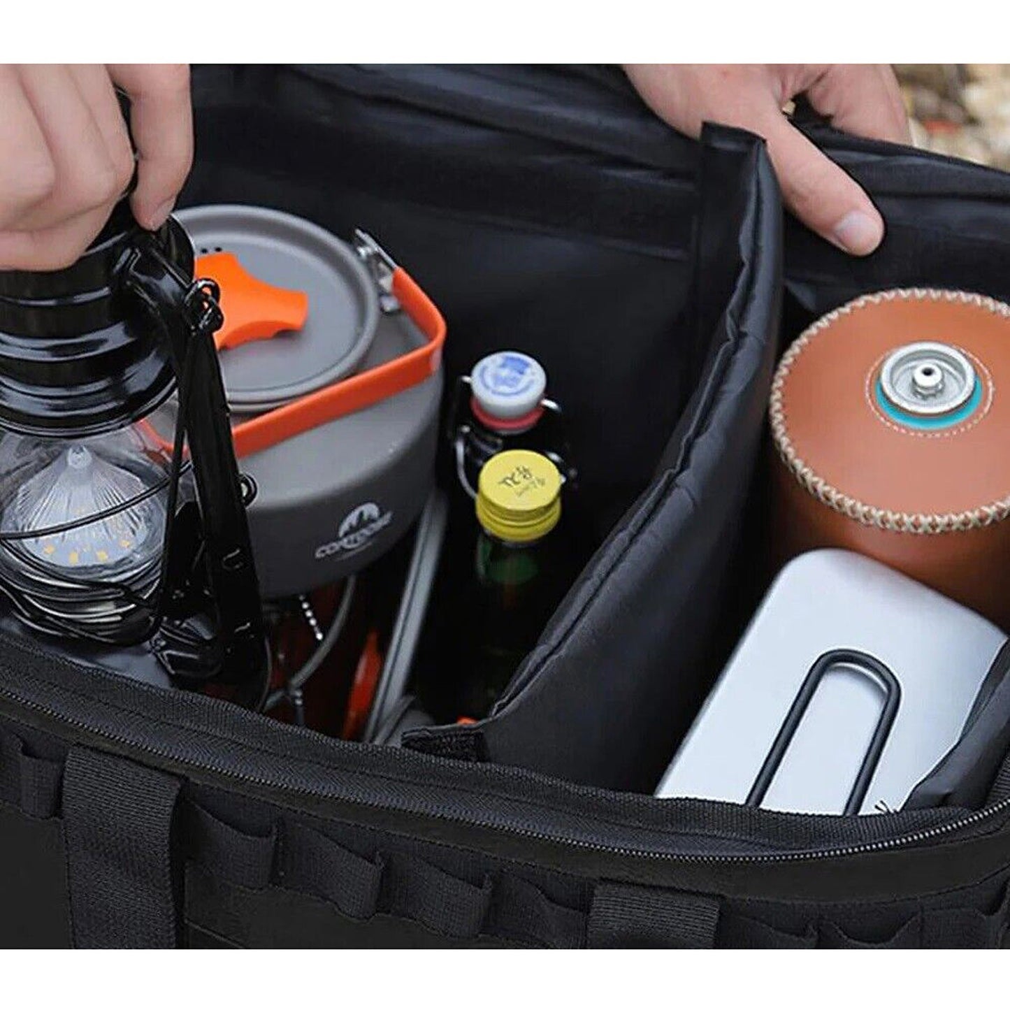 Large Outdoor Camping Storage Bag for Picnic and Tableware