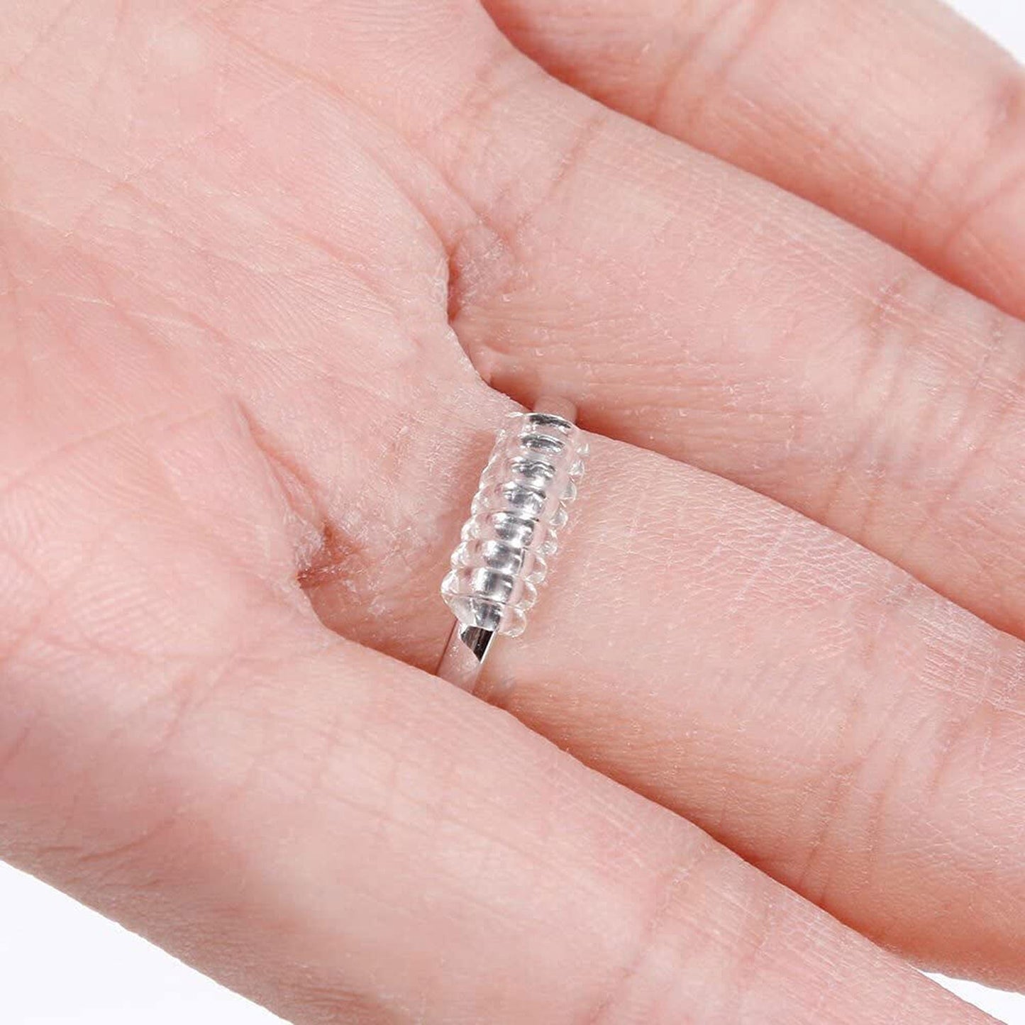 24pcs Jewellery Ring Size Adjuster Invisible Spiral Reducer