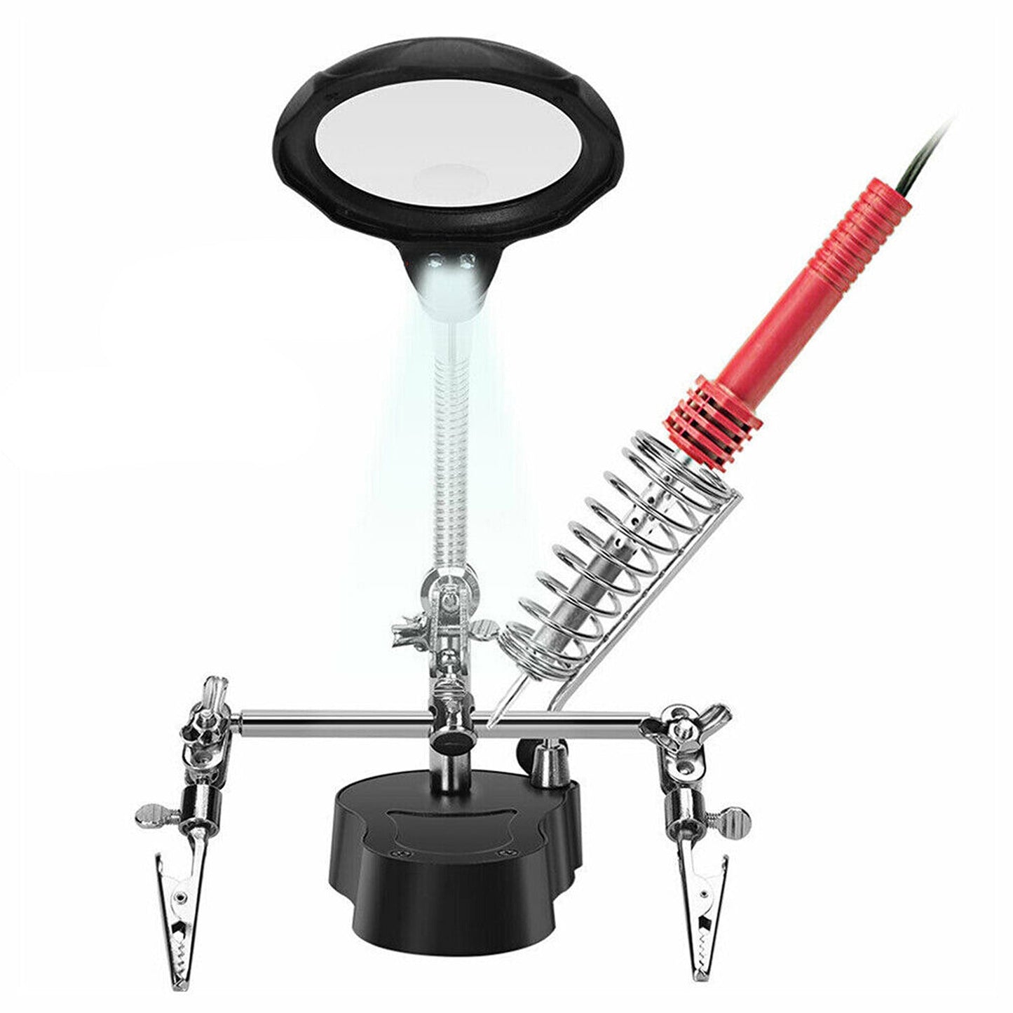 Magnifying Desk Lamp with LED Light for Precision 12X Magnifier