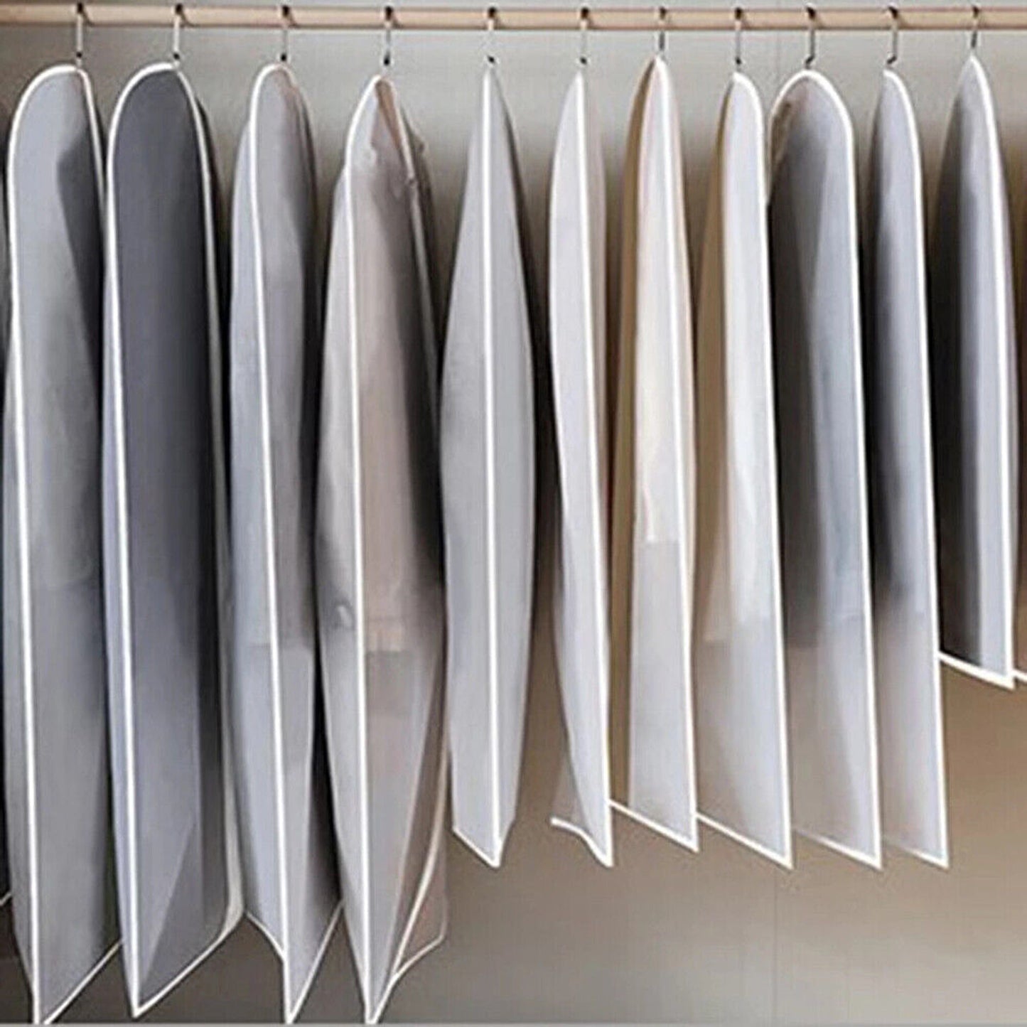12-Pack Garment Storage Bags for Dress and Suit Protection