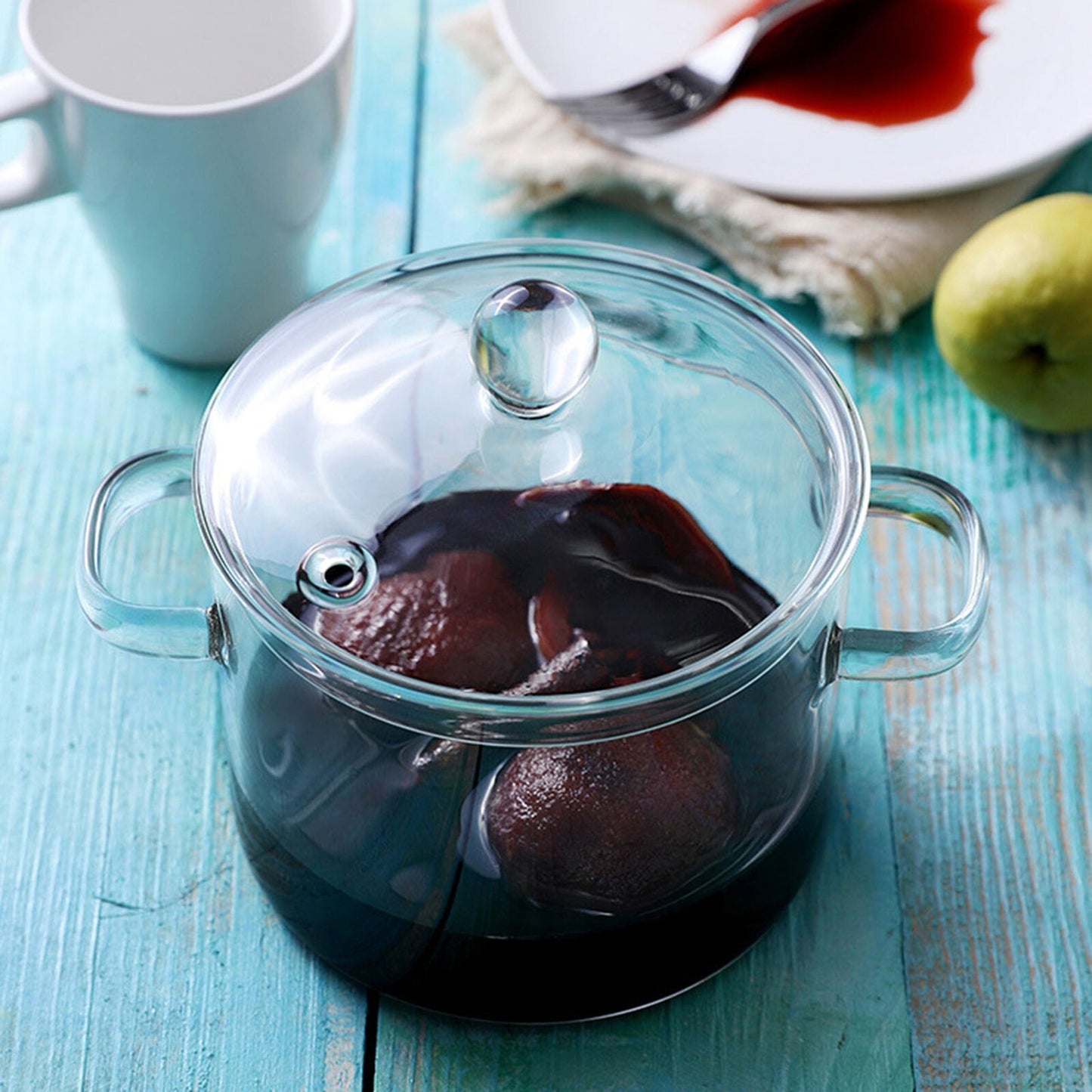 Explosion-Proof Glass Cooking Pot - Milk and Soup Pan