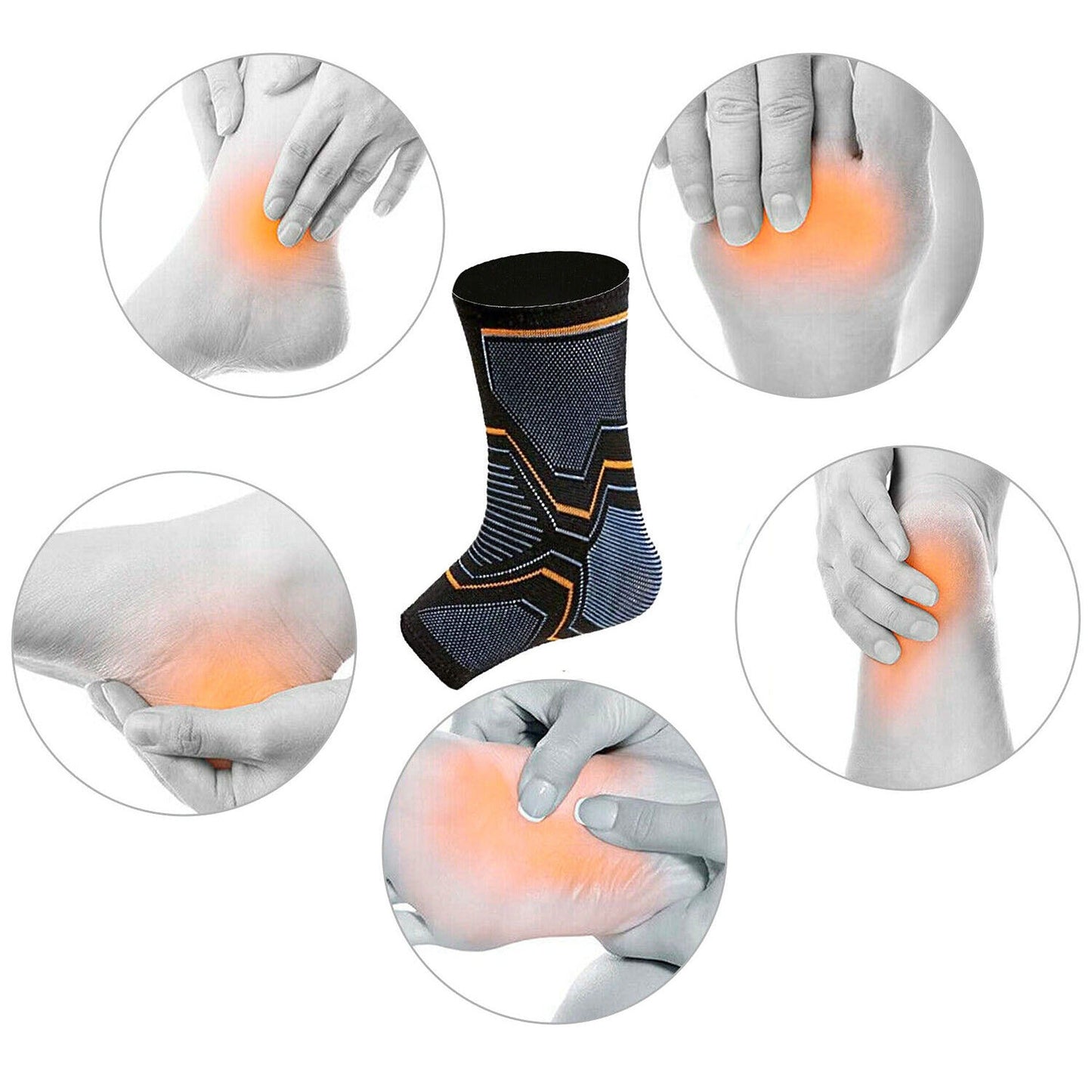 Arch Support Ankle Brace for Plantar Fasciitis and Swelling Reduction