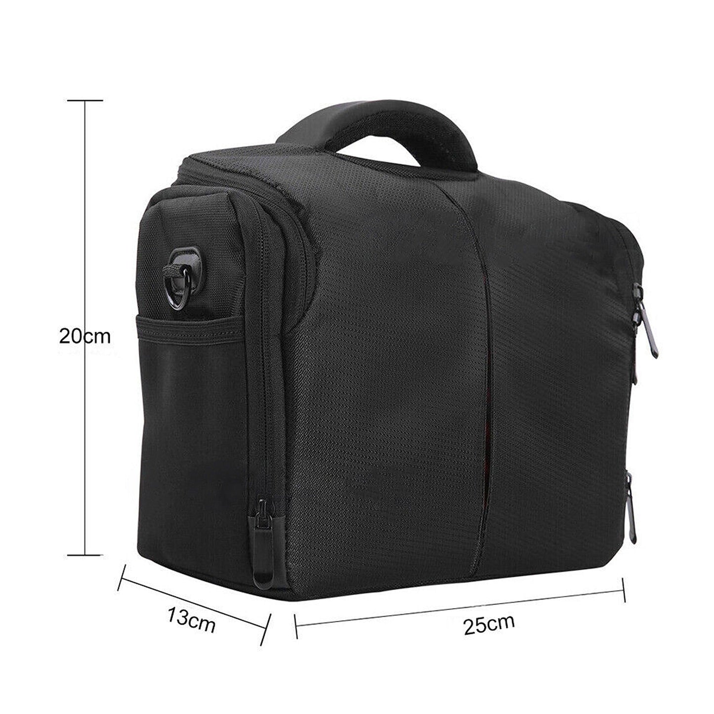 Weatherproof DSLR Camera Carry Bag Shoulder Strap Lens Case for Major Brands