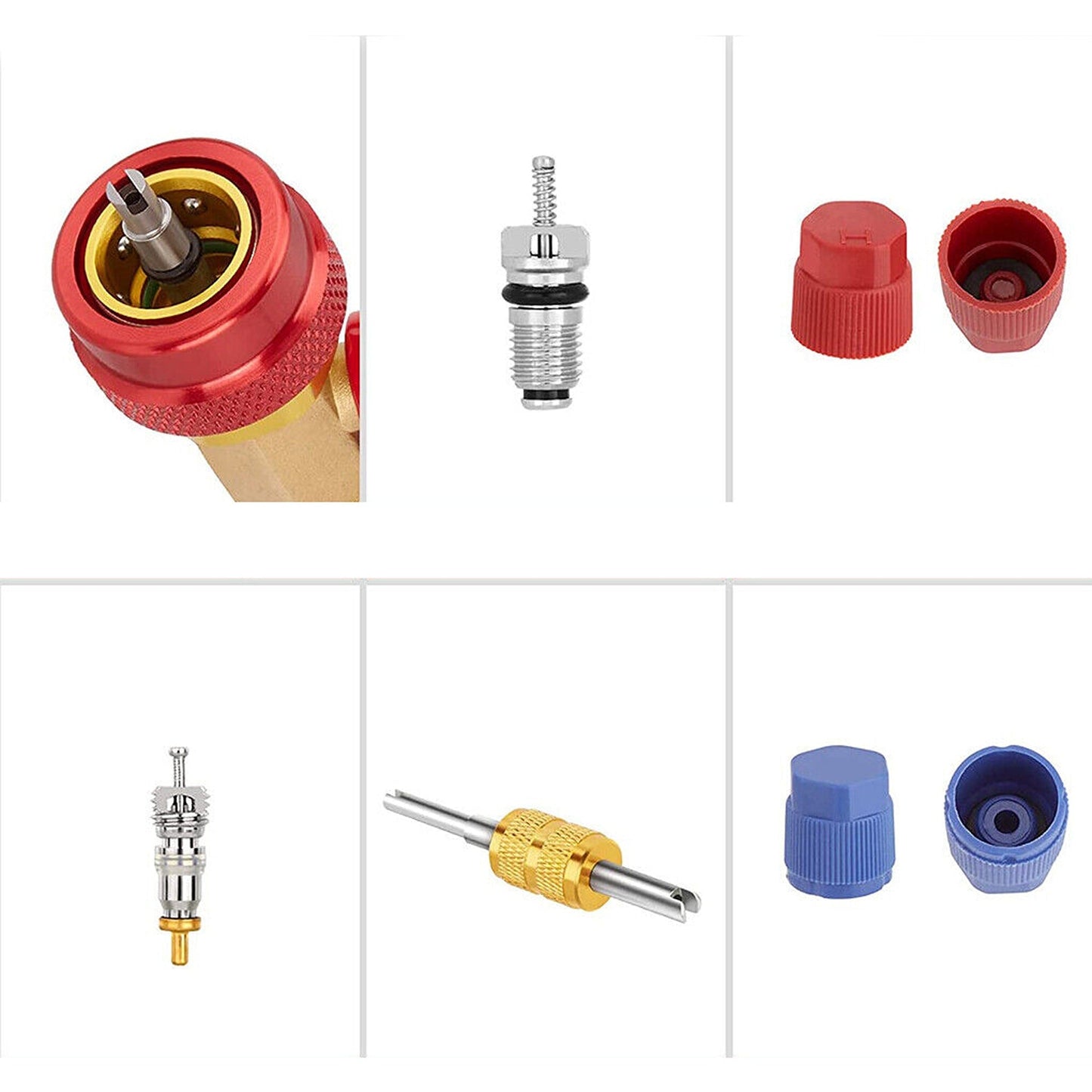 Car AC R134A Valve Core Removal Tool Set