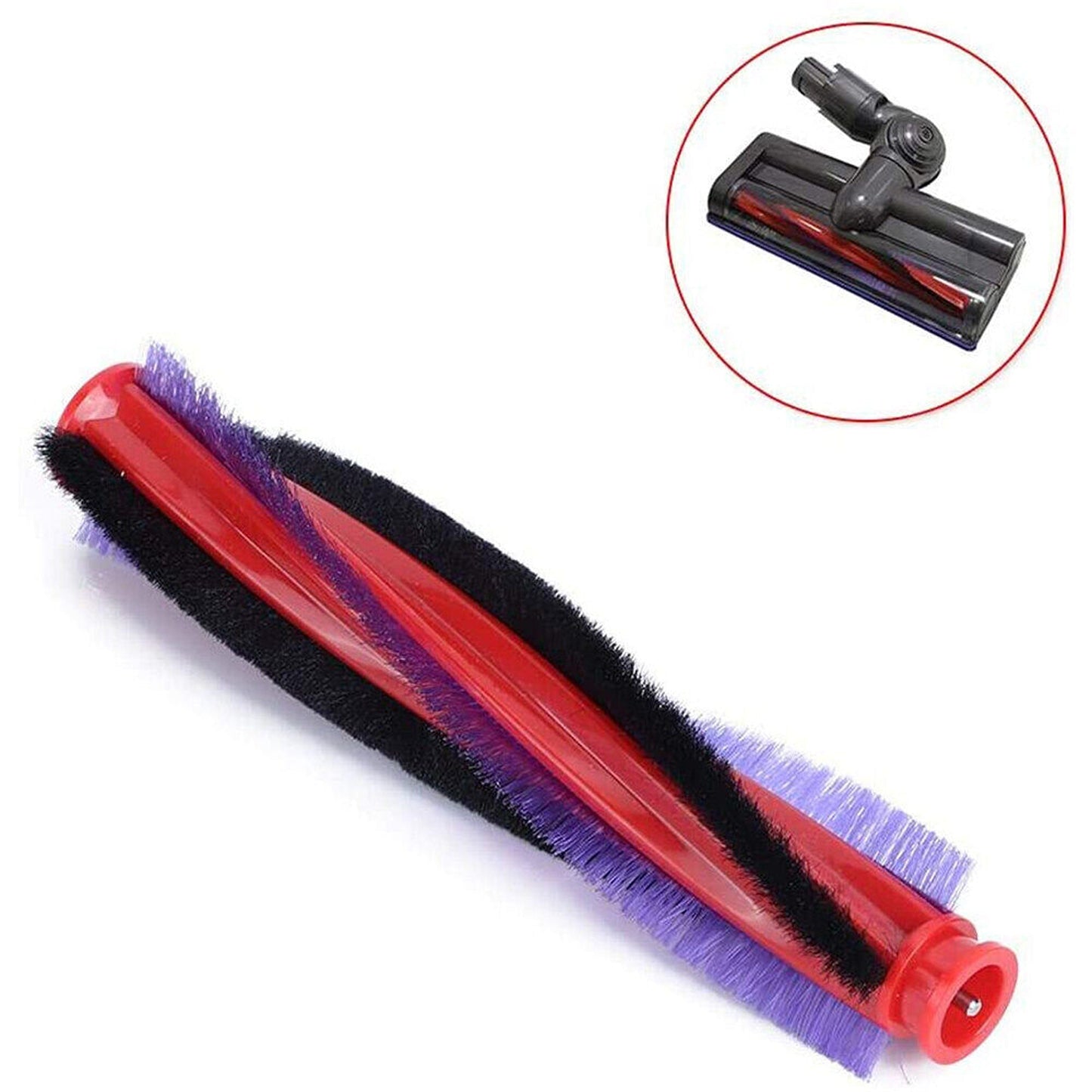 Dyson-Compatible Floor Head with Roller Brush for V6 DC58  DC59 Models