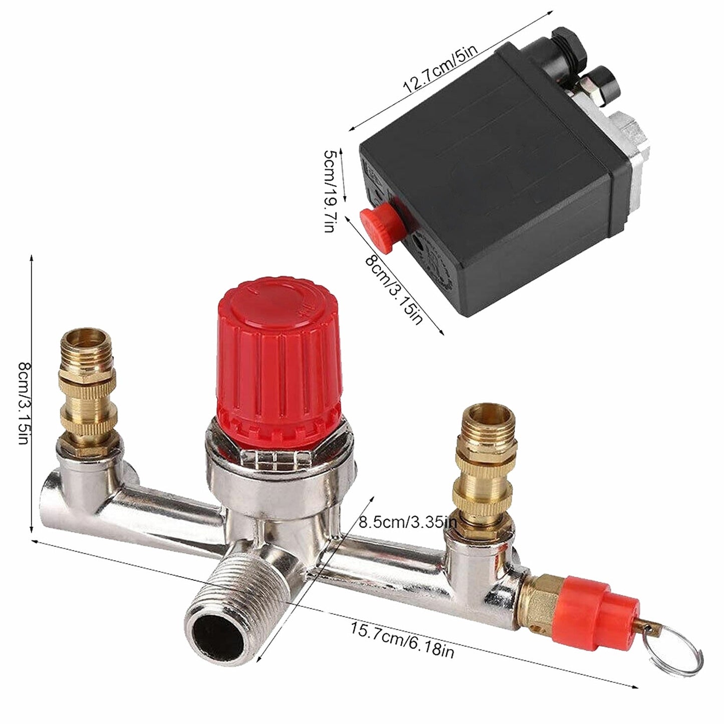Auto Manifold Air Compressor Pressure Switch Pump Control Valve