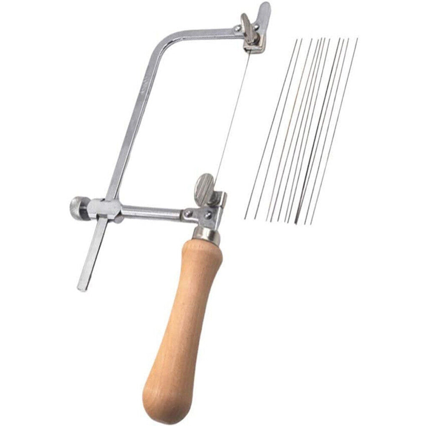 Jewelers U-shaped Saw DIY Tool with 12 Blades Kit