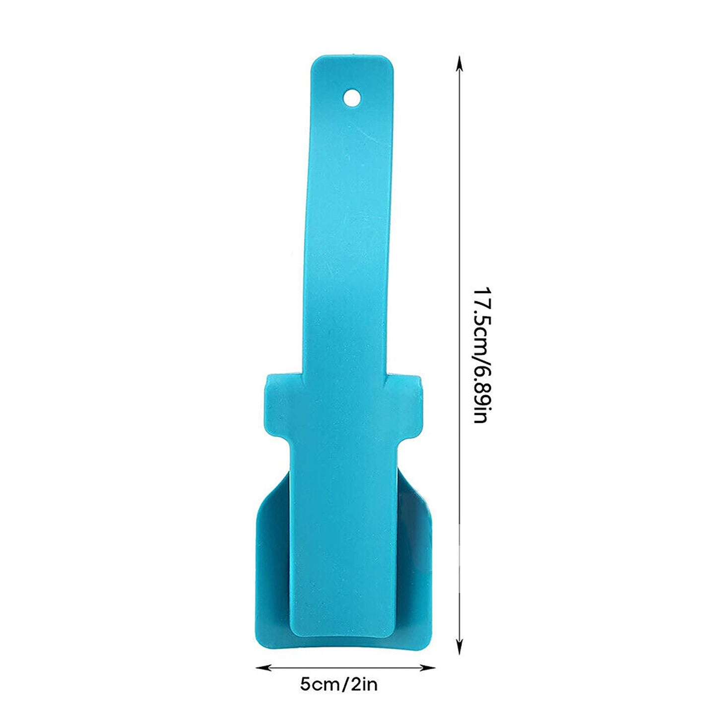 4pcs Easy Shoe Helper Lifting Curve Shoehorn On Off Design