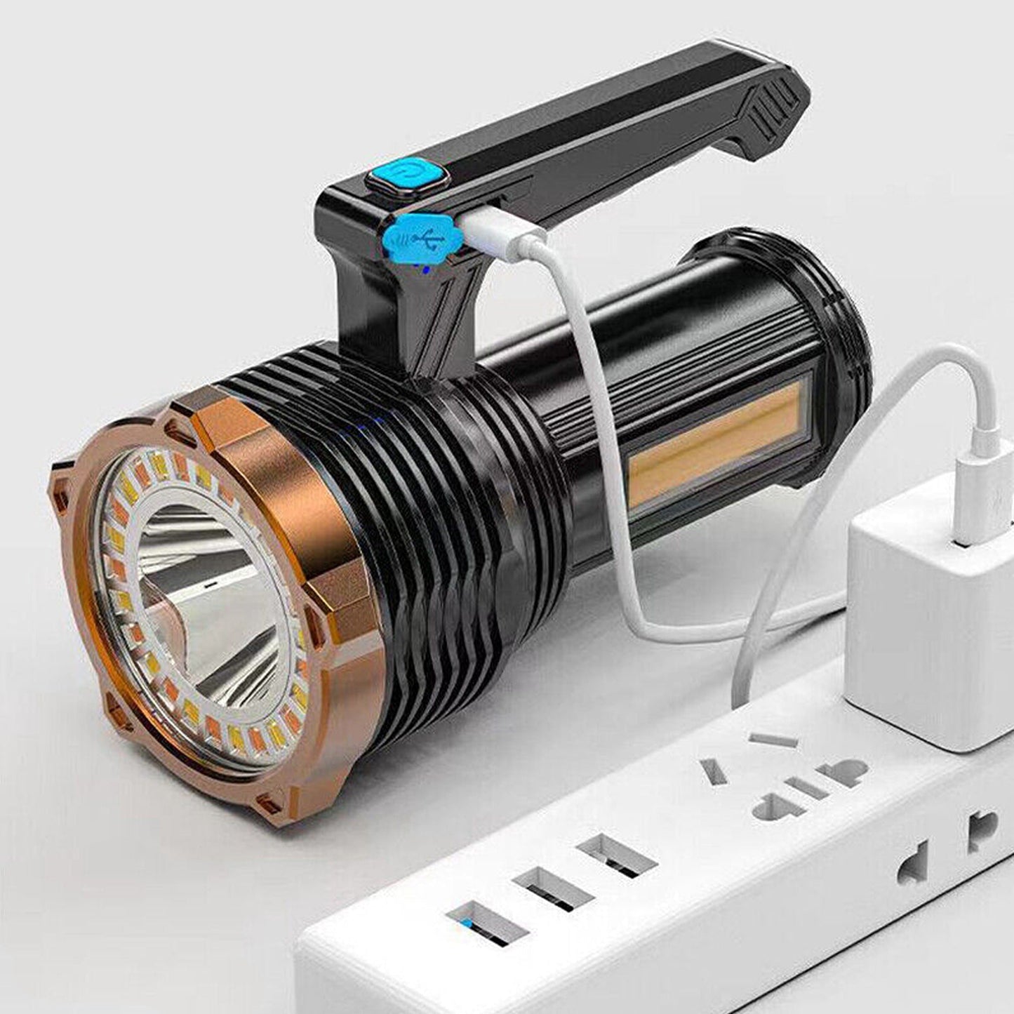 Super Bright Flashlight USB Rechargeable LED Torch Lamp