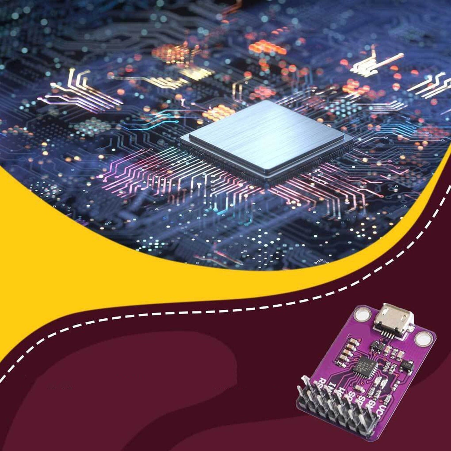 CP2112 USB to I2C Communication Module for Professional Use