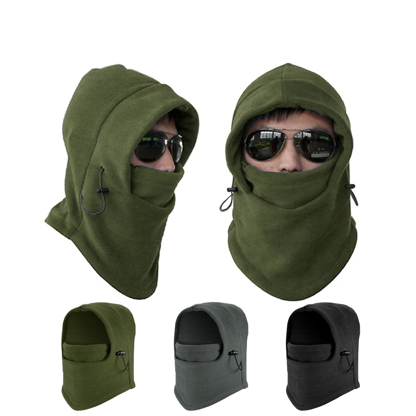 Thermal Fleece Balaclava Ski Snowboard Motorbike Warm Face Mask Hood Beanie