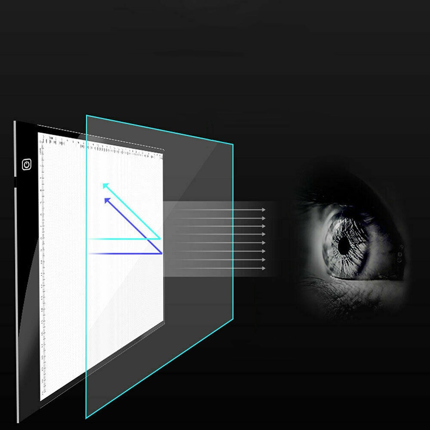 USB Day And Light A3 LED Tracing Art Design Drawing Board Lightbox