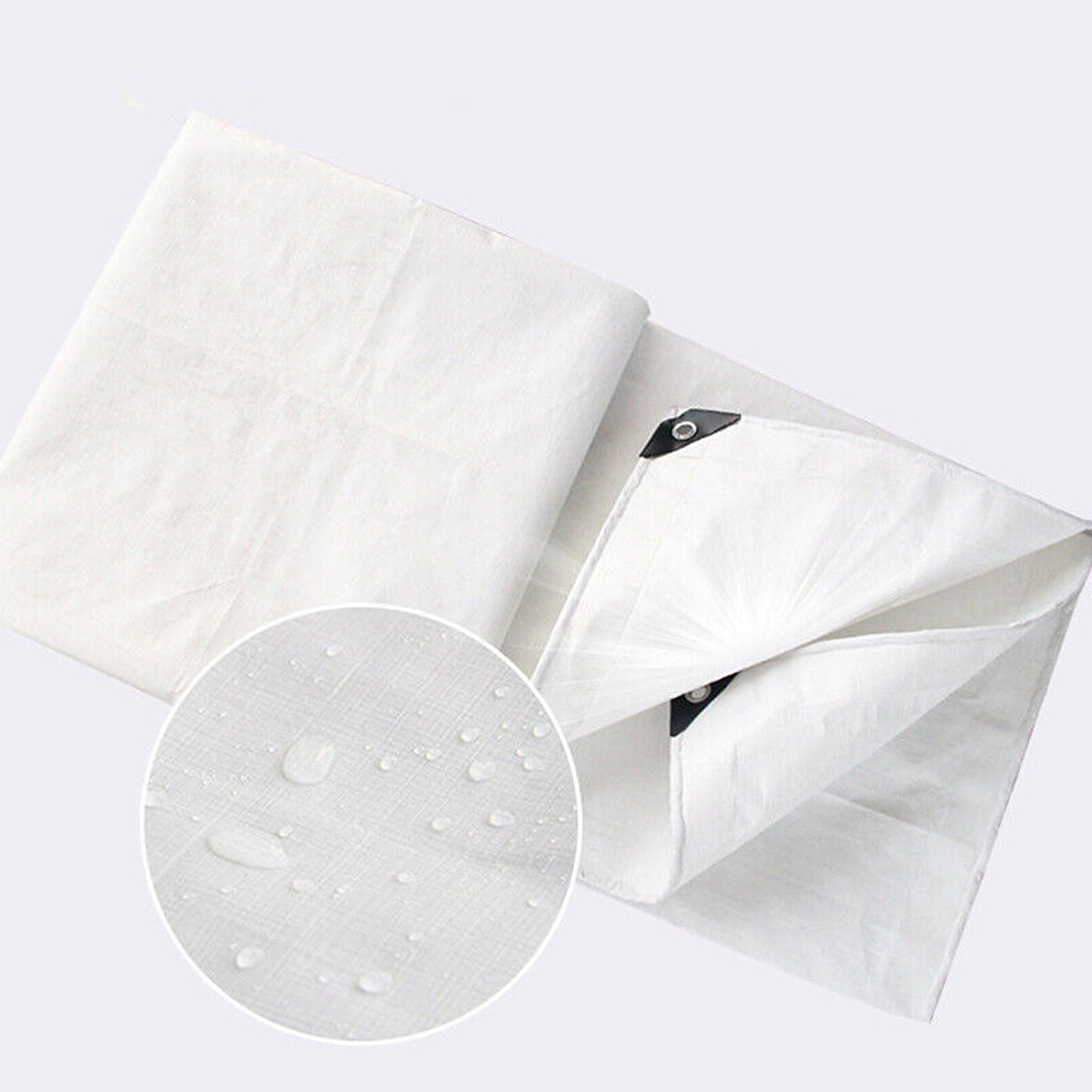 Heavy Duty Waterproof Poly Tarp - Camping and Sun Cover
