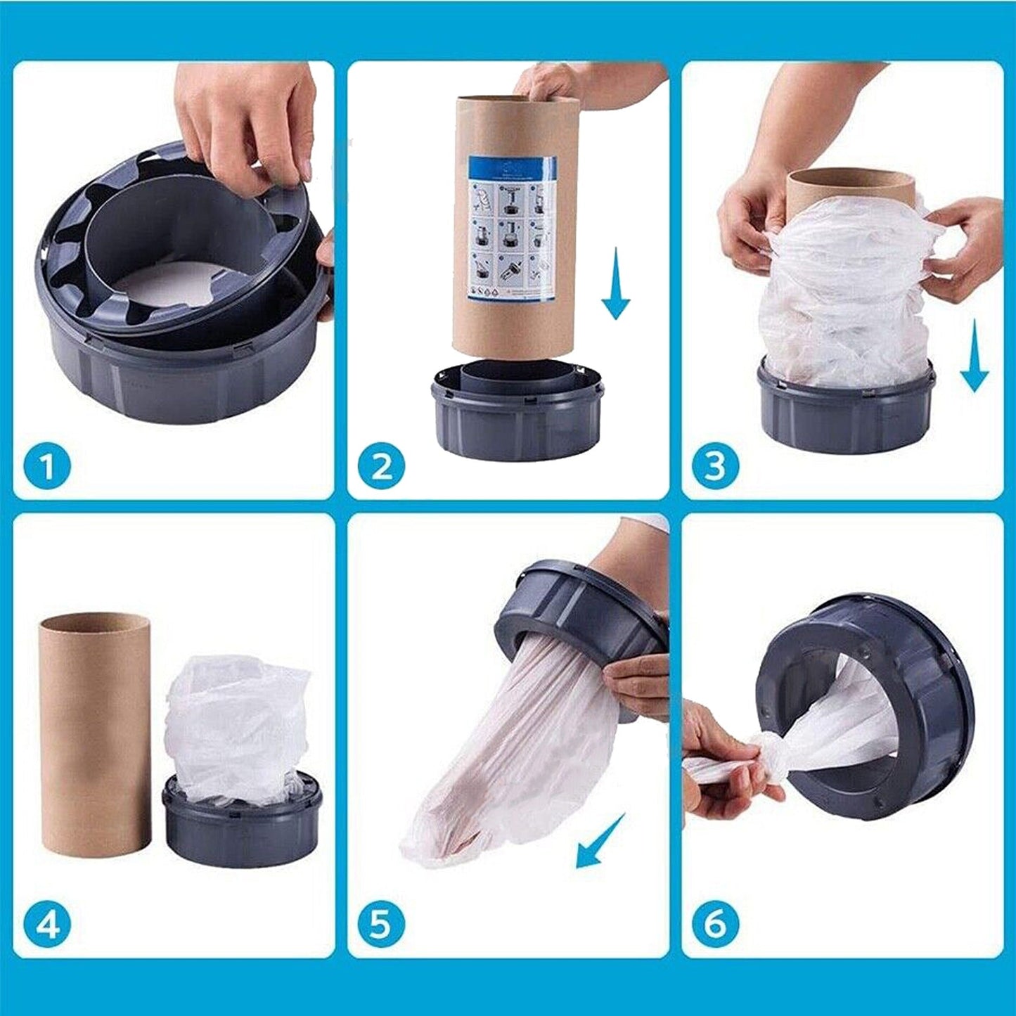 Compatible Refill Kit for Tommee Tippee Sangenic Nappy Bin