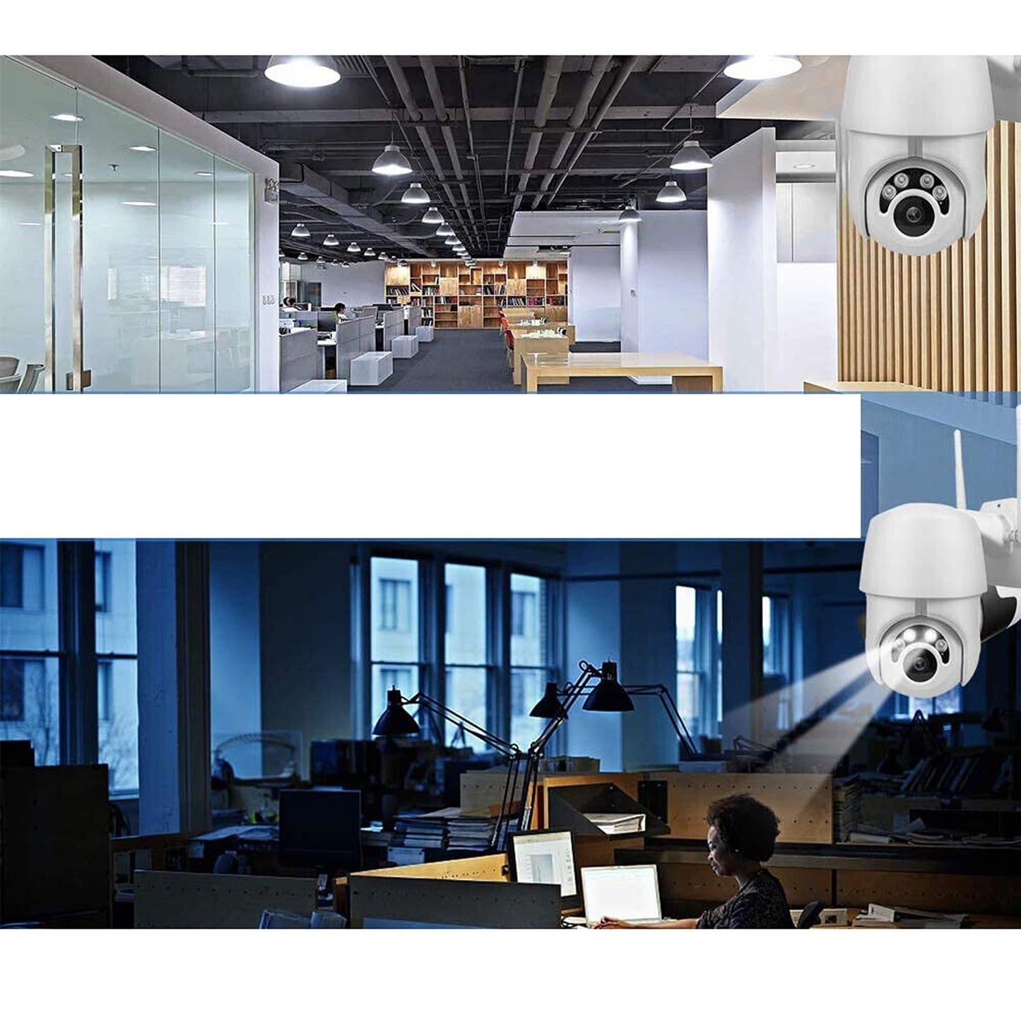 Wireless Security Camera System with HD 1080P Outdoor Monitoring Capability