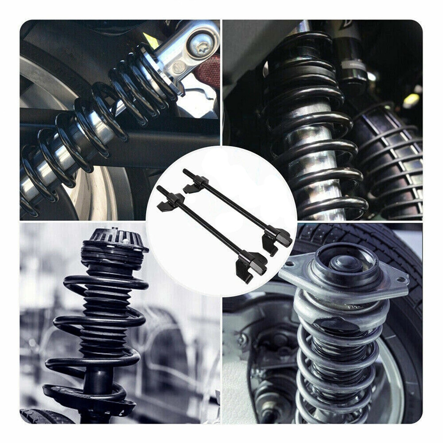 2pcs Heavy Duty Coil Spring Compressor for Car Truck Strut Clamp Suspension