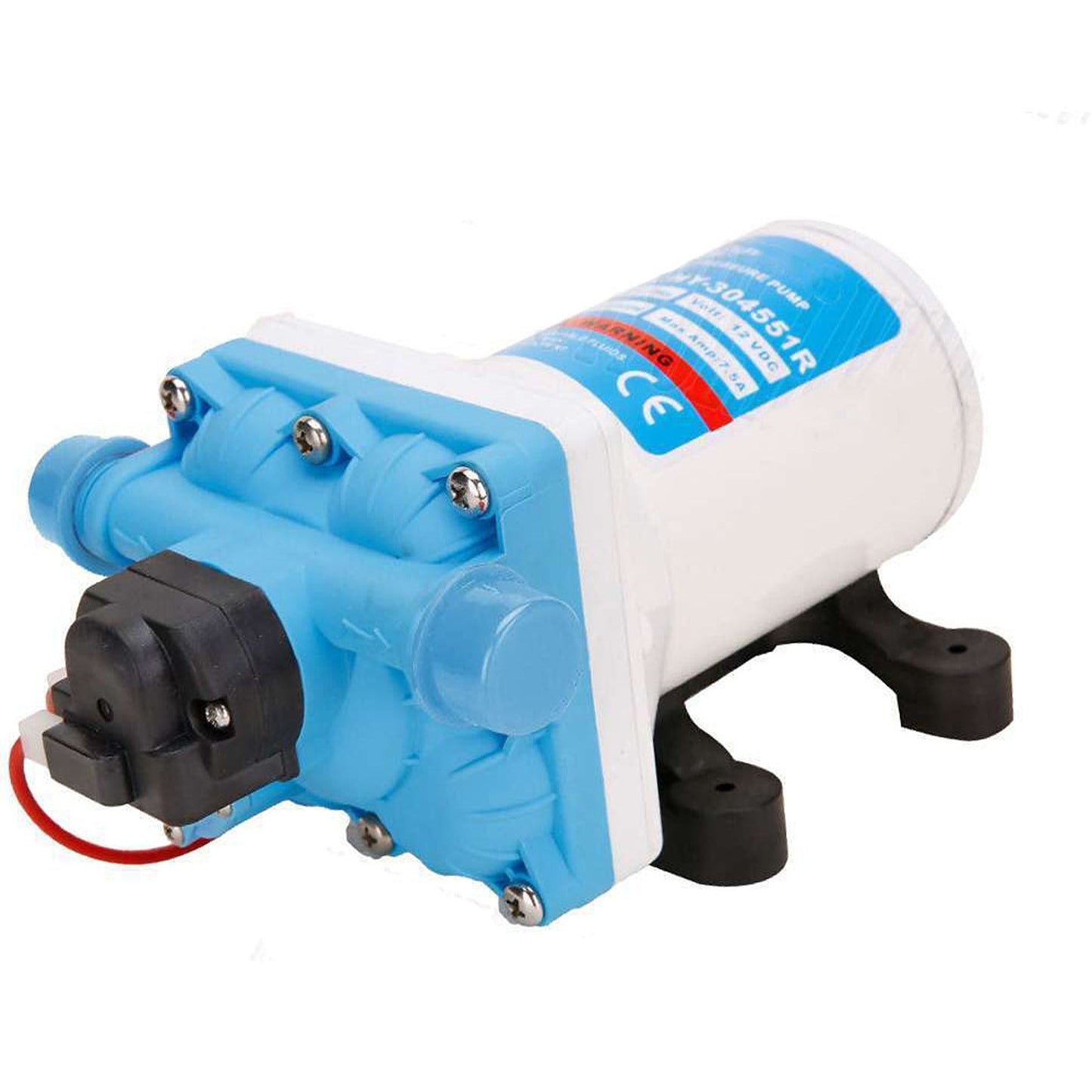 12V Self-Priming Water Pump 55PSI 11.3LPM for RV Caravan and Boat Camping